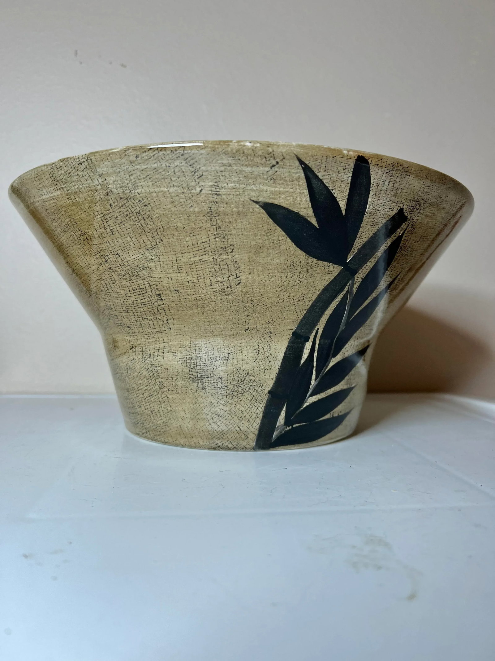 Vintage Salad/ Serving Bowl by Laurie Gates - 2