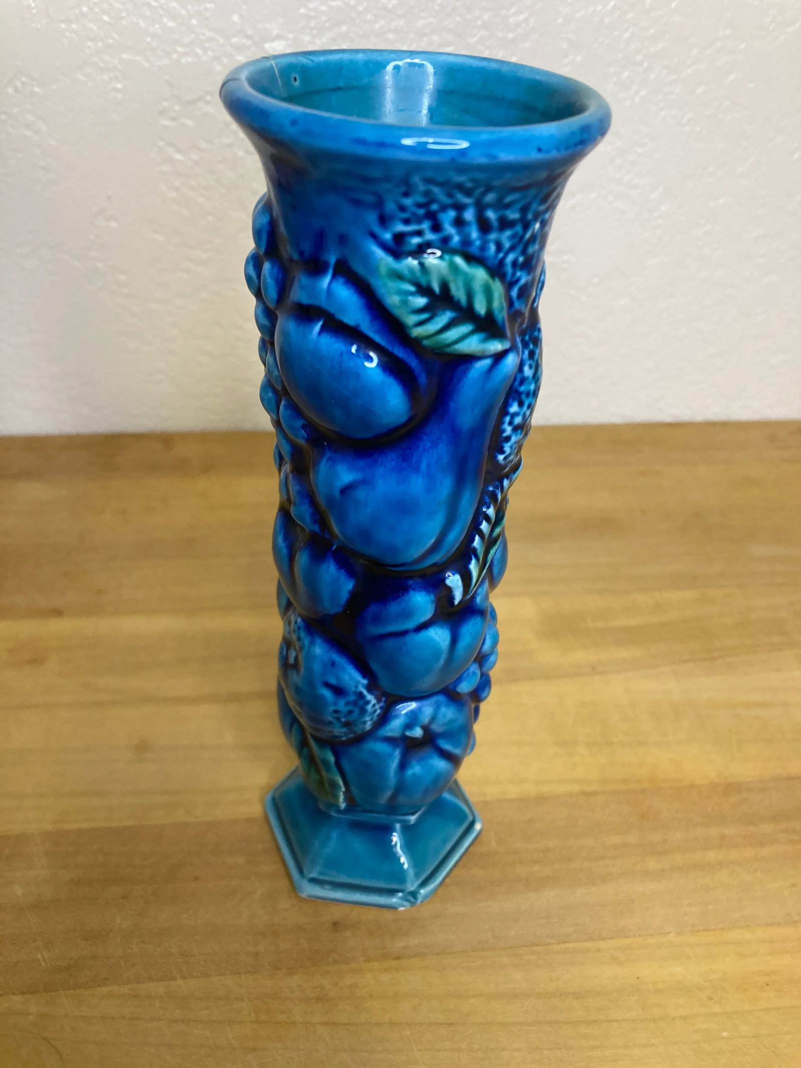 1970's Inarco Blue Indigo Vase - 3