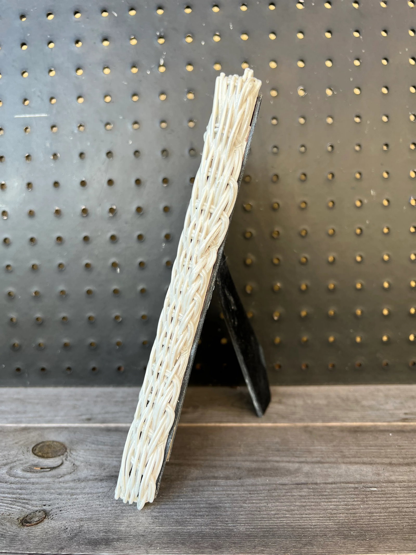 Late 20th Century Vintage White Wicker Table Picture Frame - 2