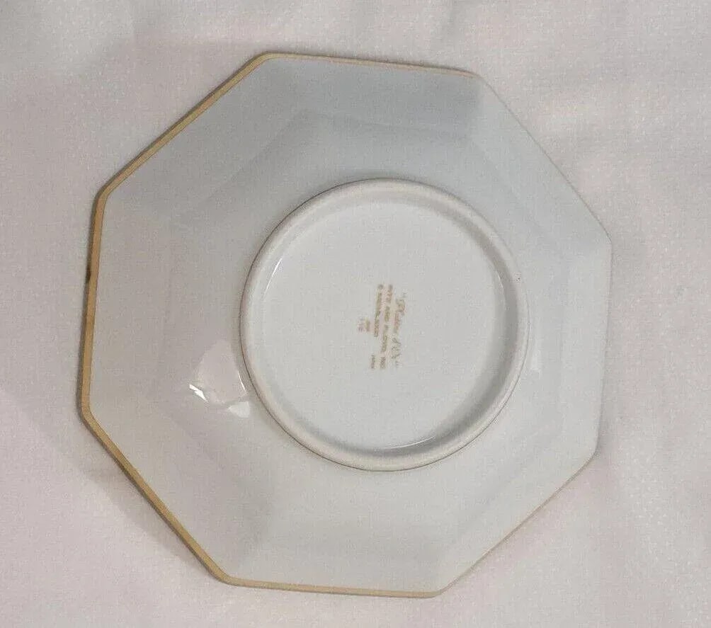 Vintage Fitz & Floyd Platine d'OR Octagonal Serving Vegetable Bowl, Japan - 3