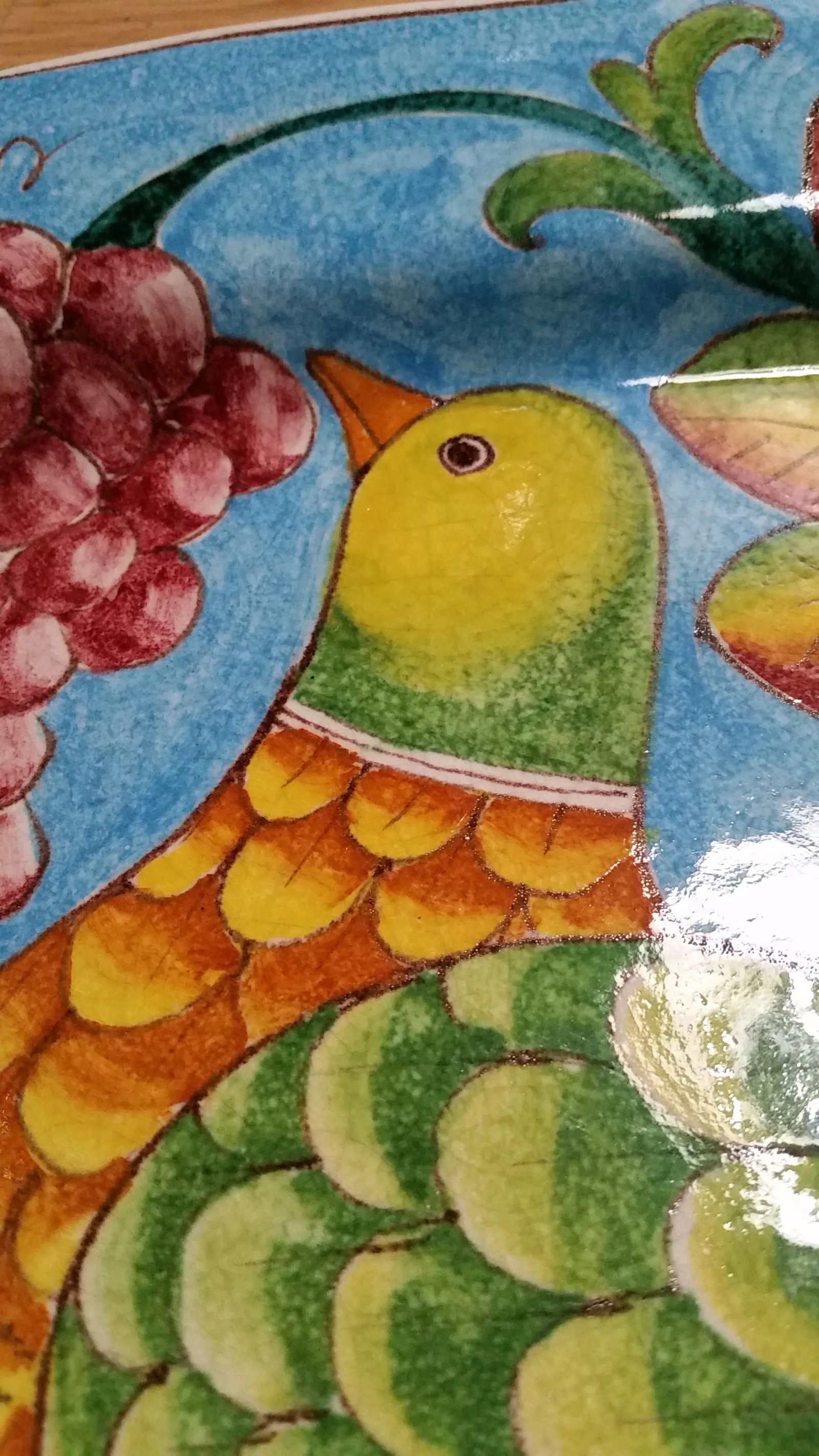 Vintage P. Bartoloni Italian Decorative Hanging Plate - 2