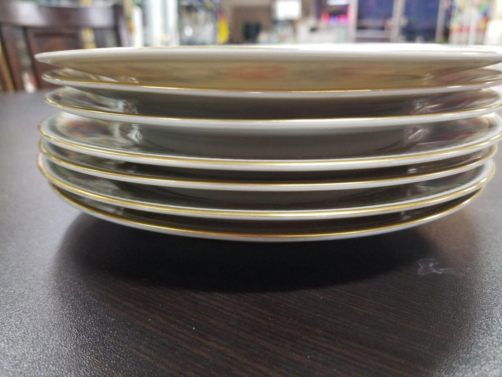 Late 20th Century Thomas Tea Plates- Set of 7 - 7