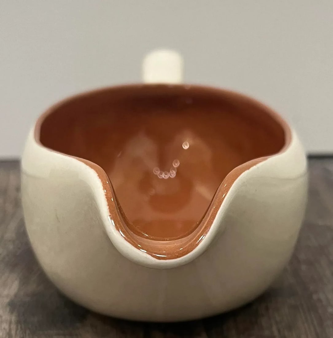 Vintage Stangl Pottery Amber Glo Gravy Boat - 4