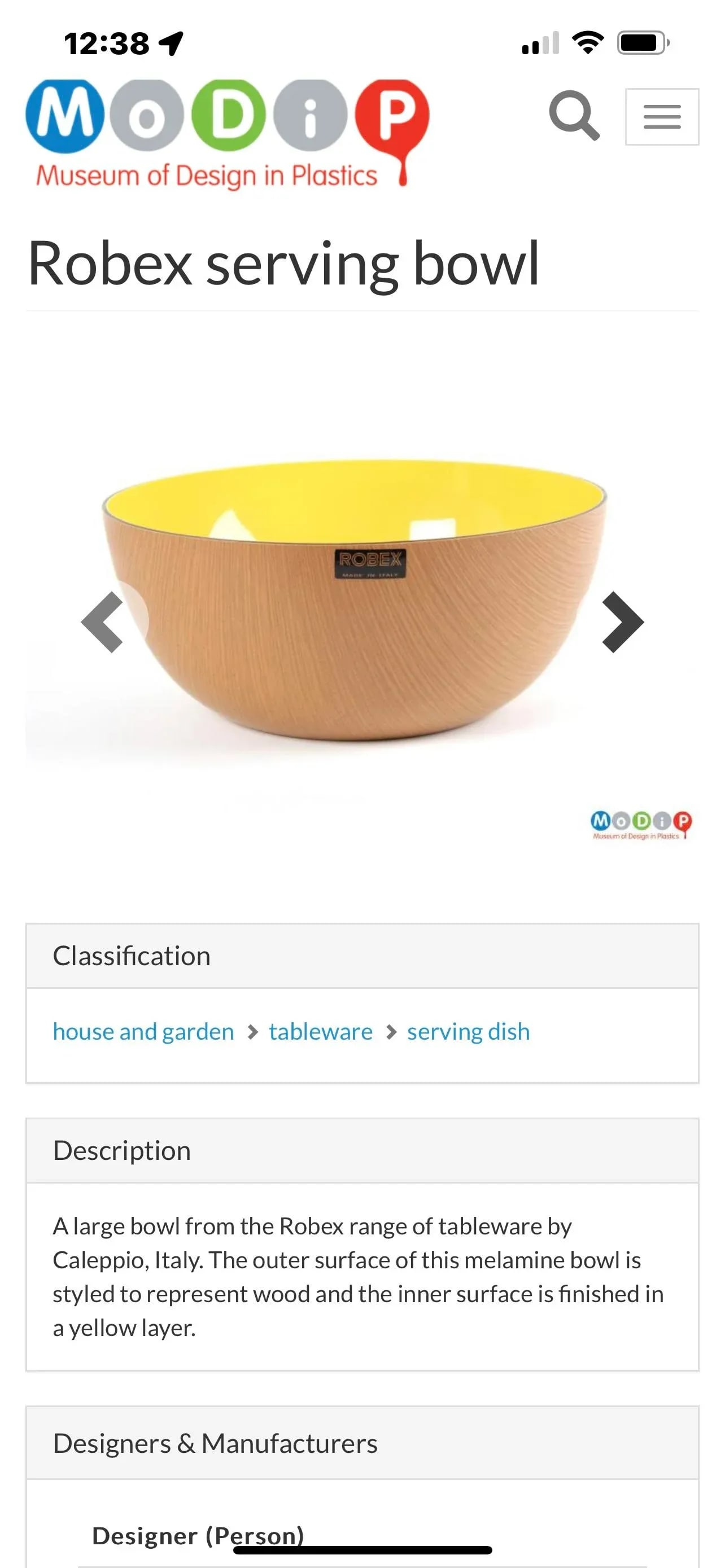 Mid Century Modern Italian Minimalist Robex Bowl - 8
