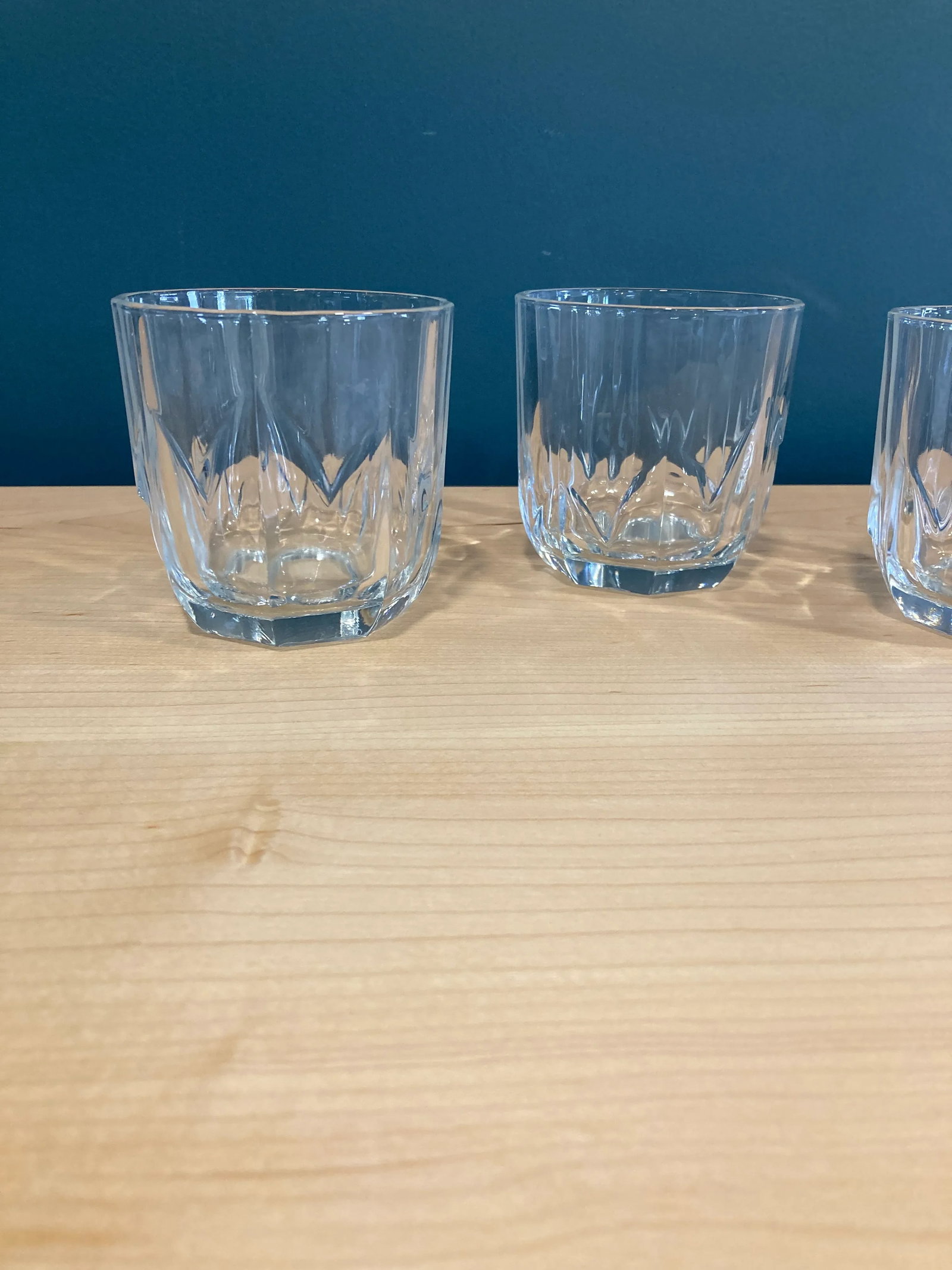 Vintage Pasabache Topaz Lowball Whiskey Glasses, Set of 3 - 5