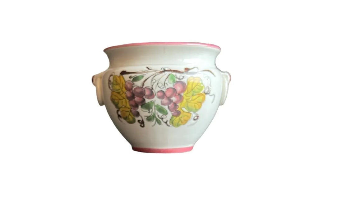 1980s Ceramica Toscana Maestri Artigiani Italiani Large Planter - 5