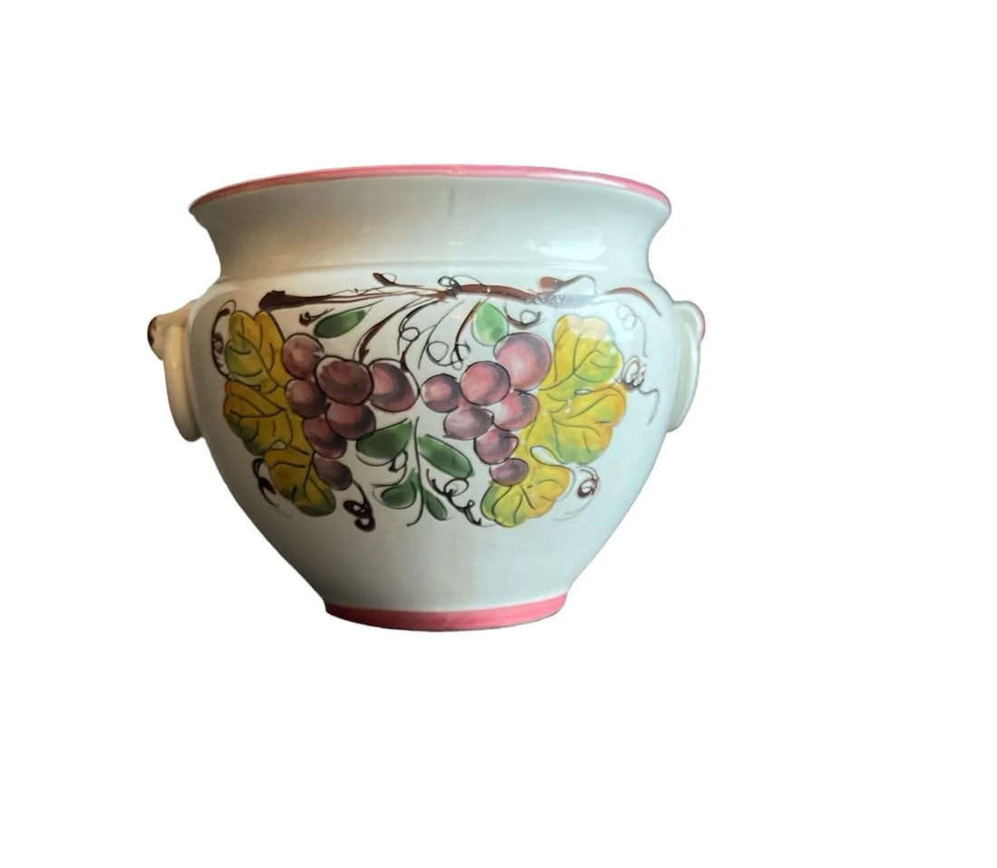 1980s Ceramica Toscana Maestri Artigiani Italiani Large Planter - 7