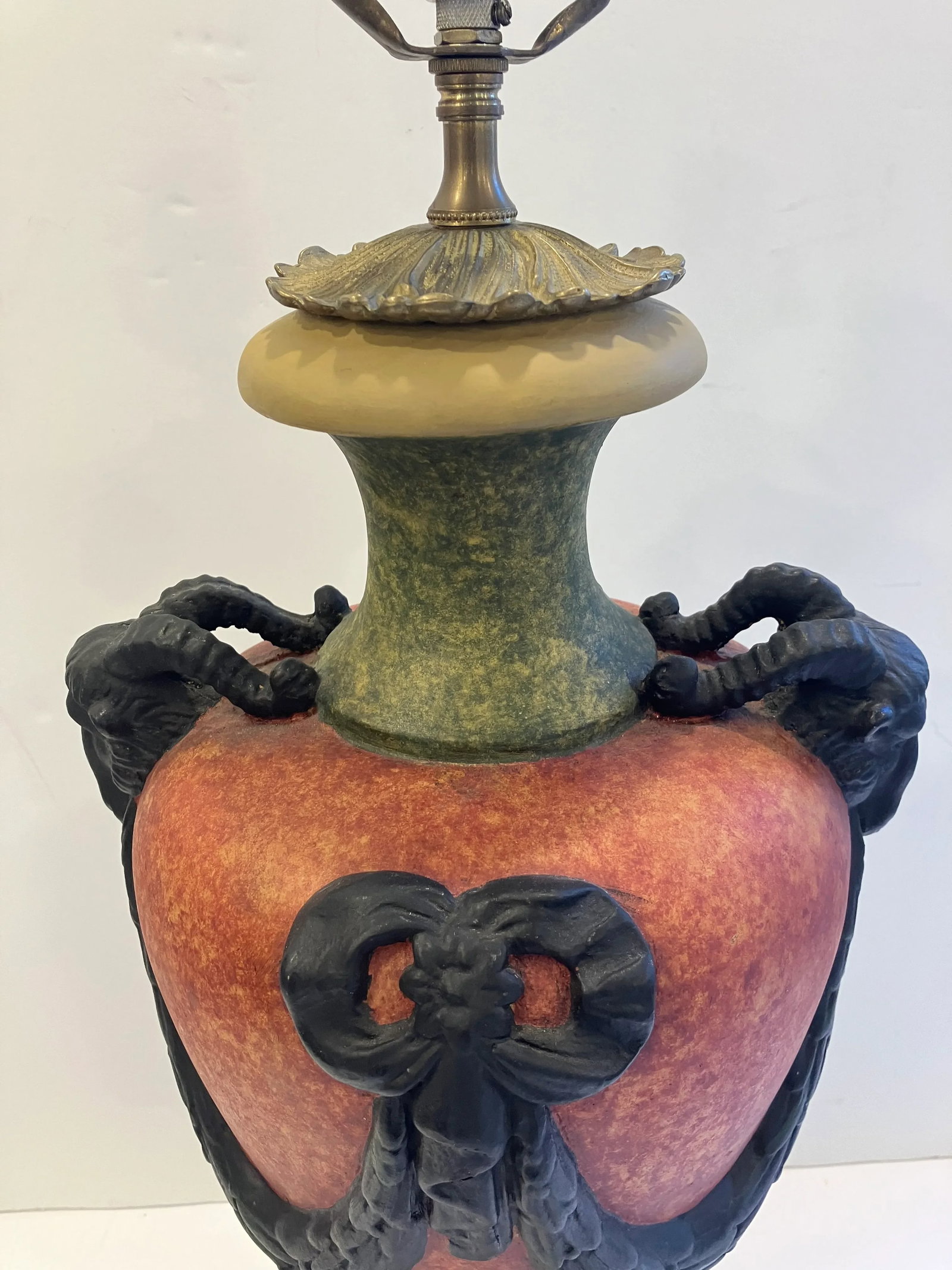 1980s Neoclassical Plaster Lamp - 5