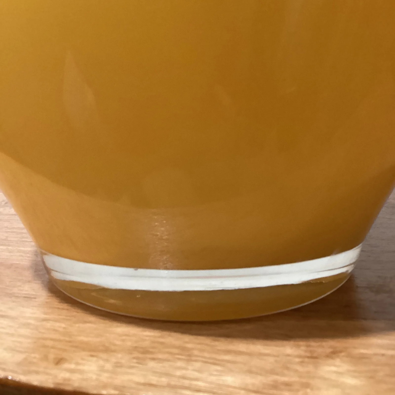 Mid Century Hand Blown Murano Glass Amber Vase - 9