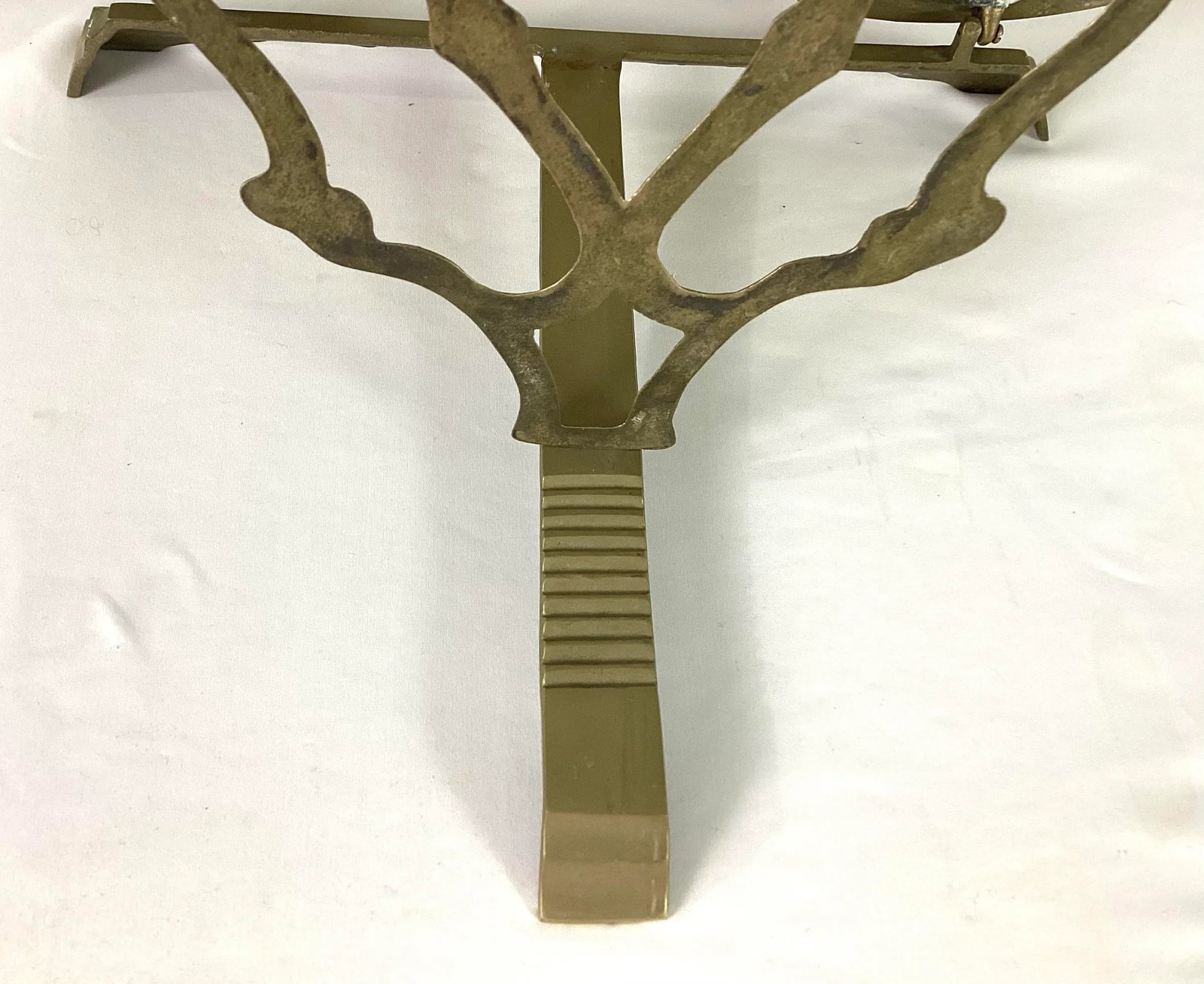 1940s English Brass Lyre Shaped-Music Stand or Book Lectern - 4