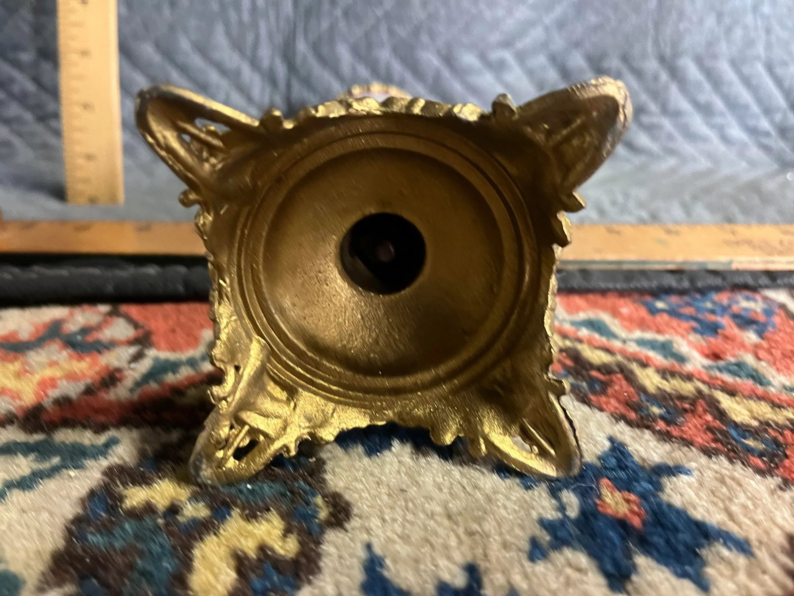 Early 20th Century French Porcelain Faux Vase With Gilt Bronze Handles - 9