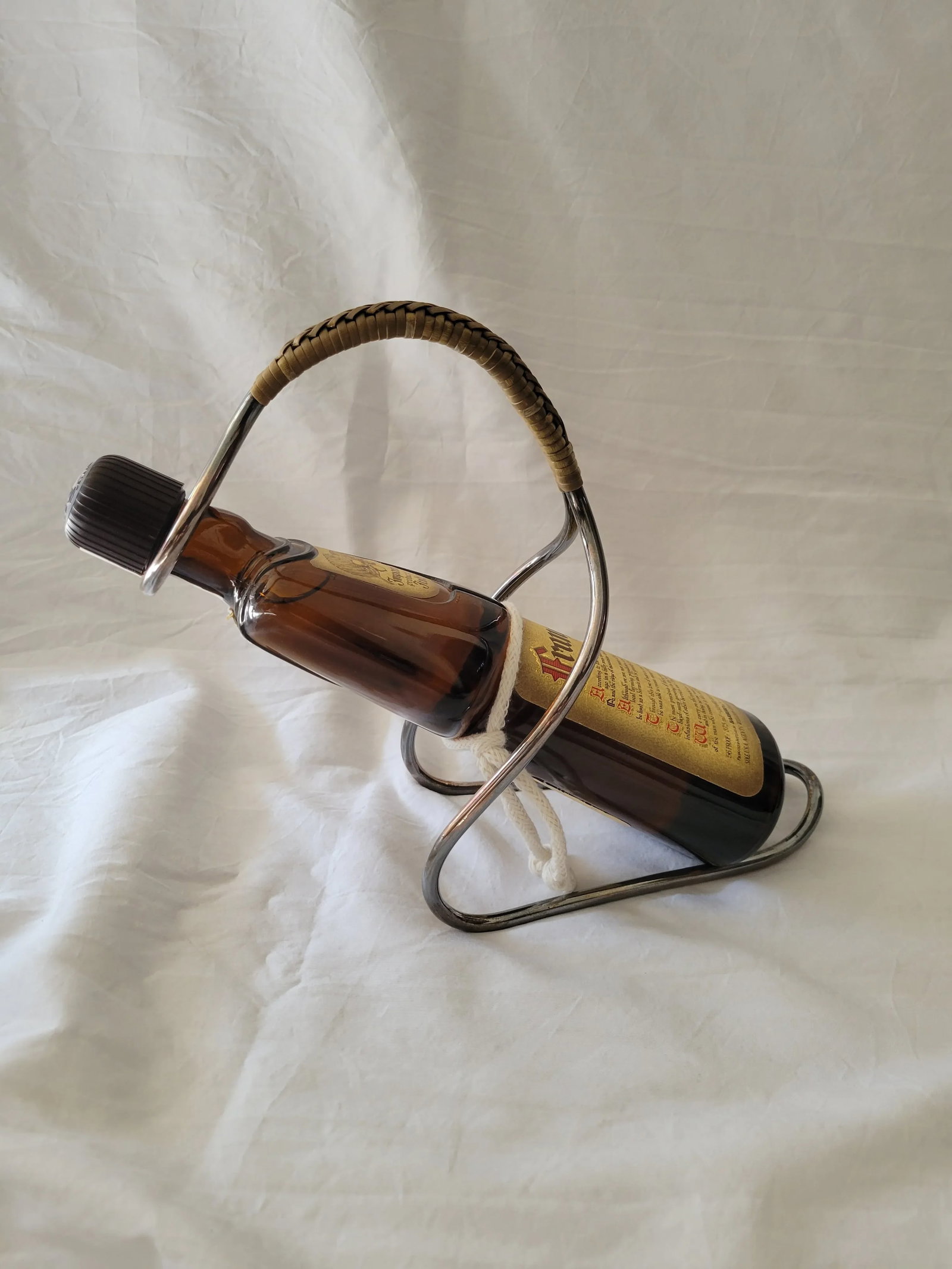 1940's Art Deco Carl Aubock Wine Bottle Holder - 10