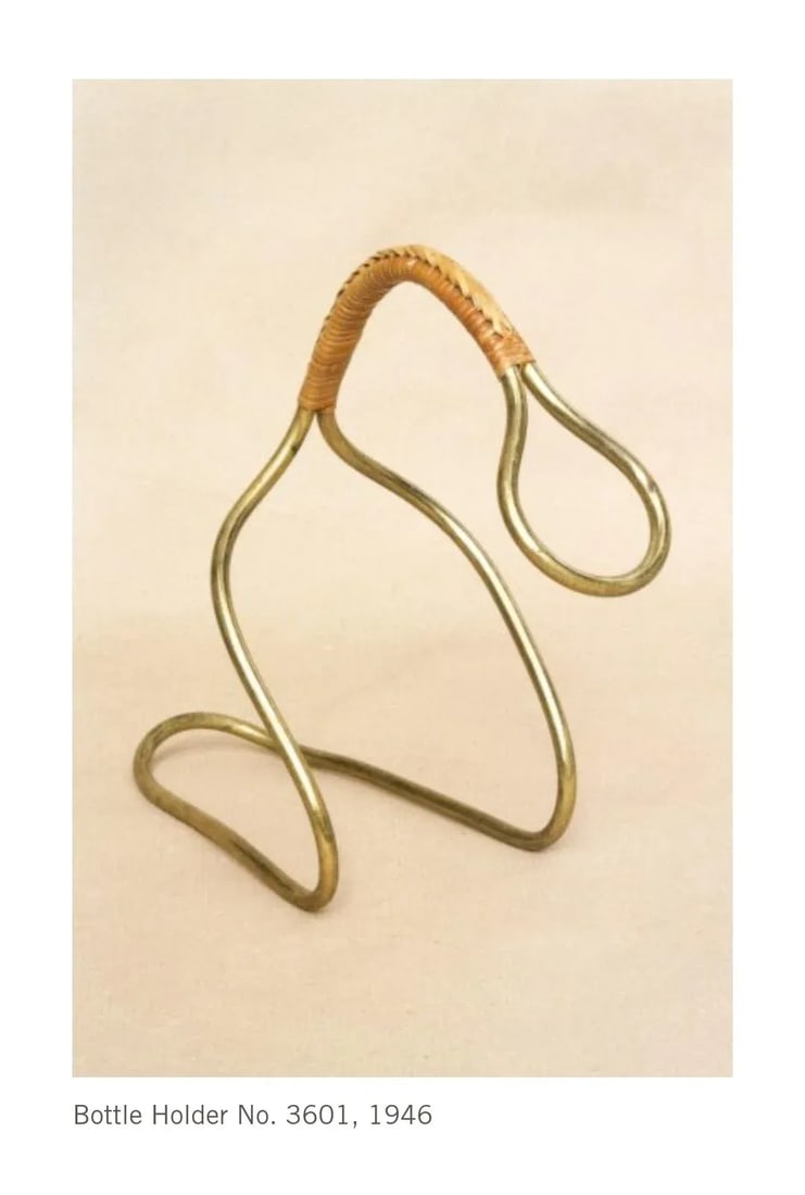 1940's Art Deco Carl Aubock Wine Bottle Holder - 11