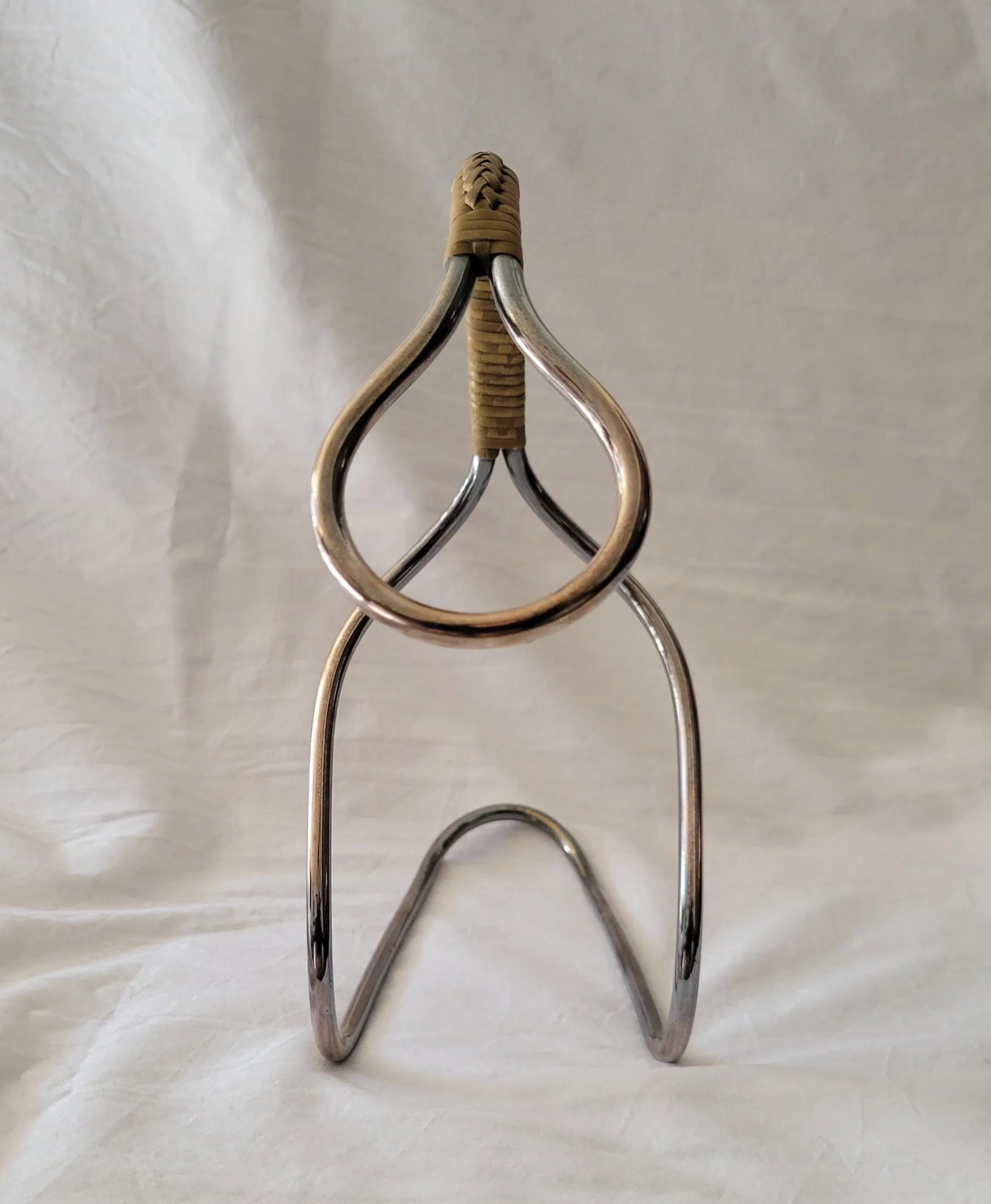 1940's Art Deco Carl Aubock Wine Bottle Holder - 5