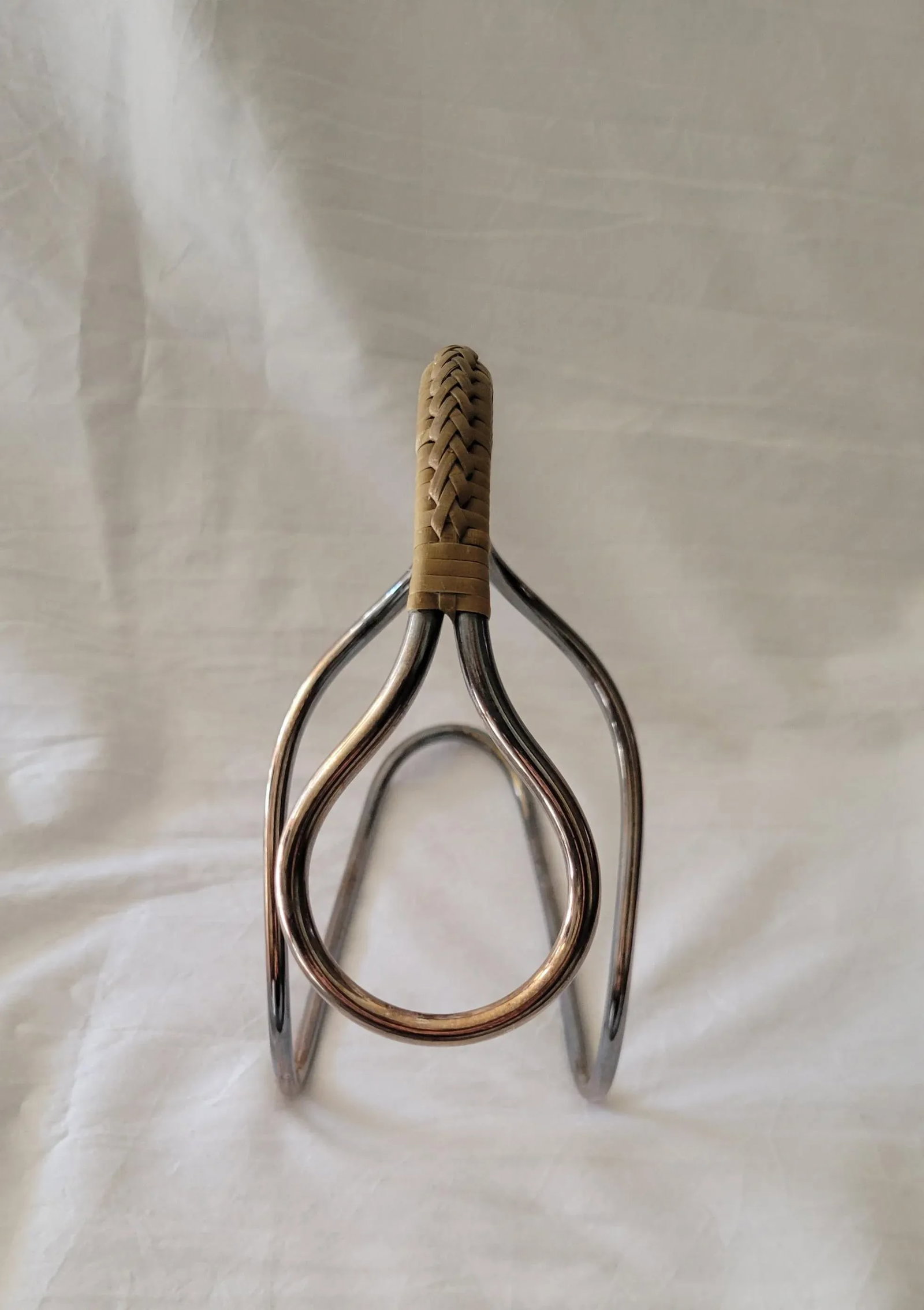 1940's Art Deco Carl Aubock Wine Bottle Holder - 6