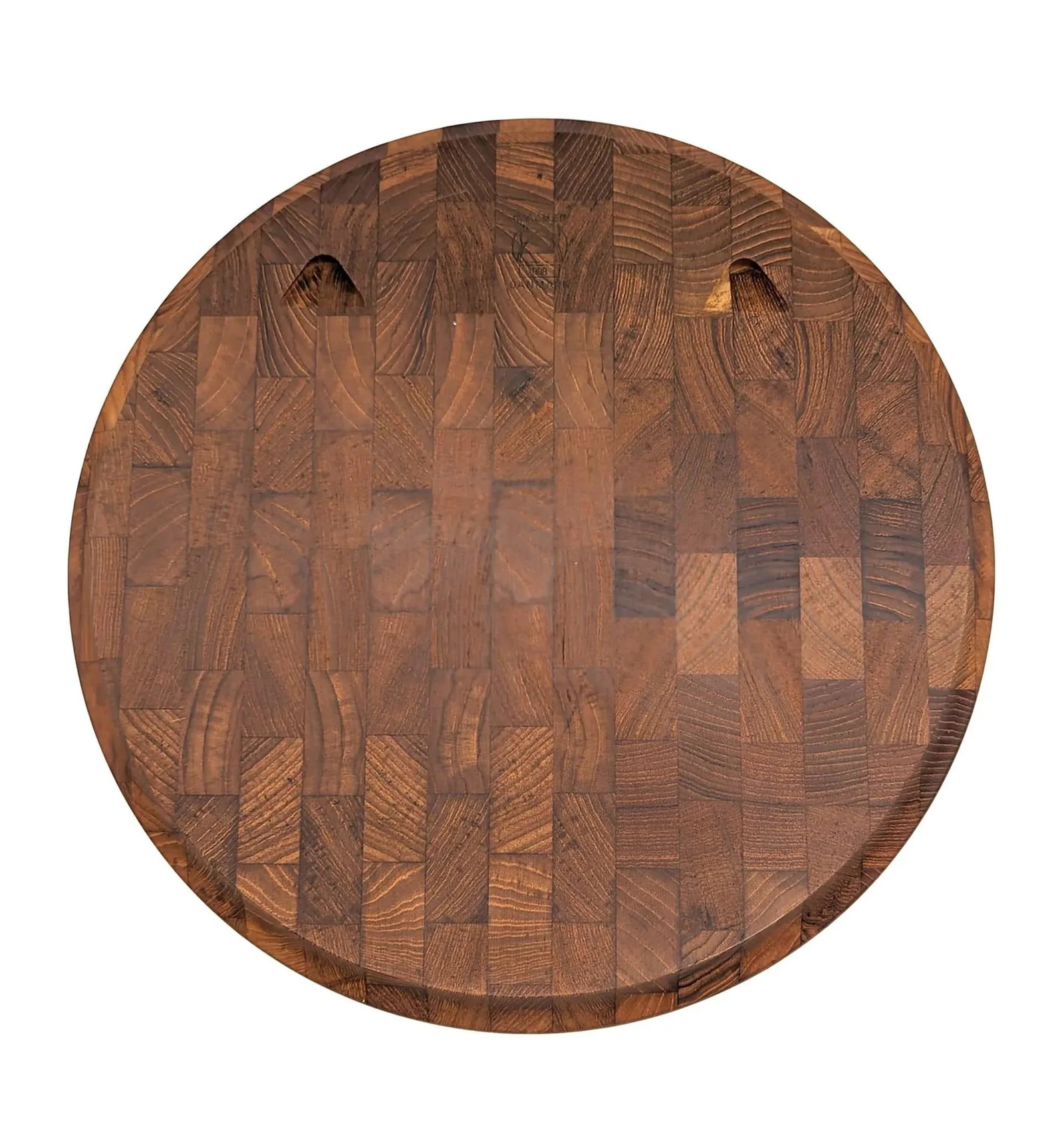 1960s Digsmed Staved Teak Wood Meat Tenderizing and Carving Board - 10