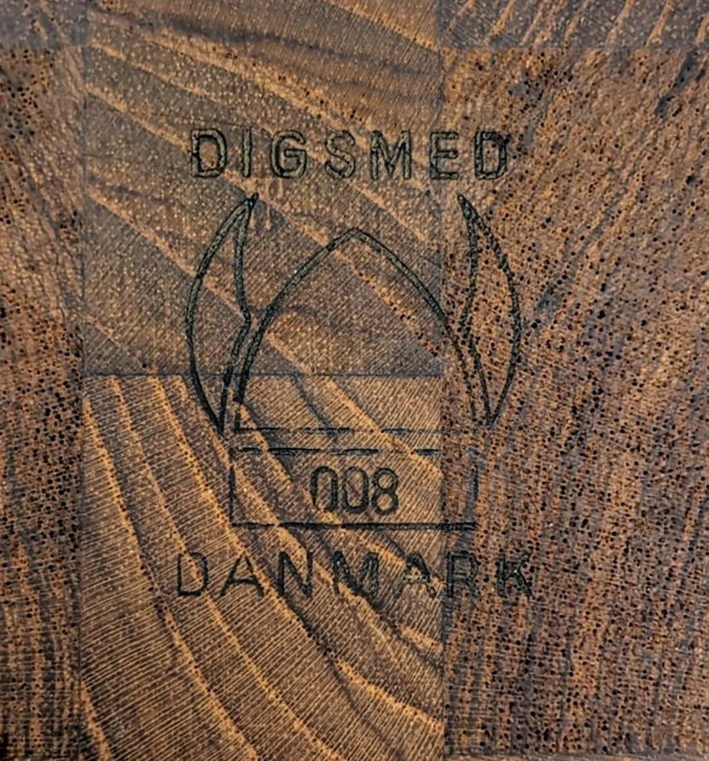 1960s Digsmed Staved Teak Wood Meat Tenderizing and Carving Board - 11
