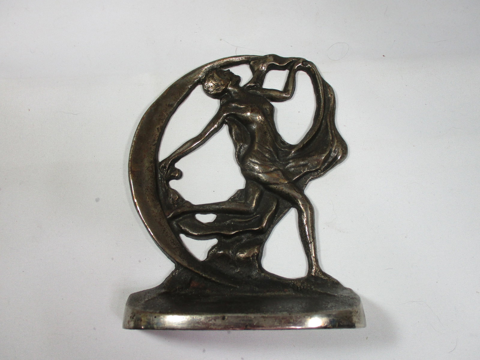 1930s = Art Deco Female Dancing Iron Bookends, Pair - 8