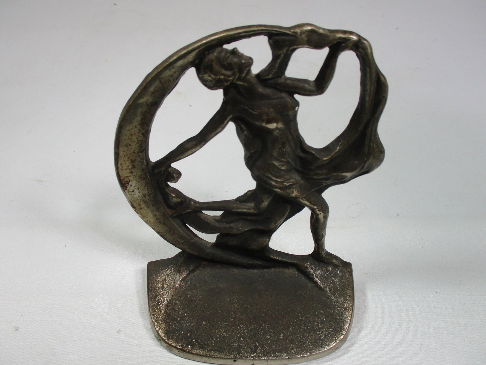 1930s = Art Deco Female Dancing Iron Bookends, Pair - 9
