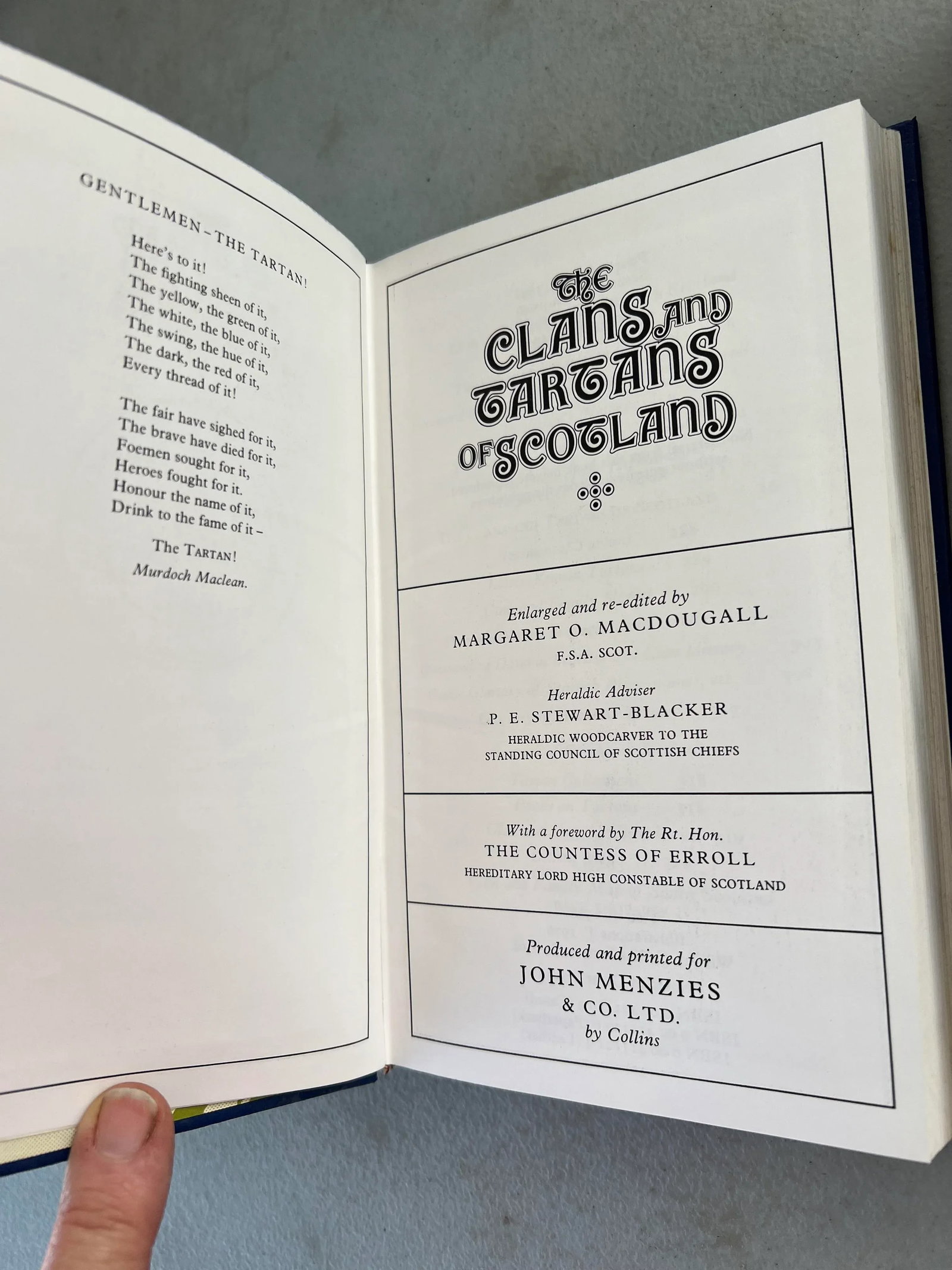 1970s the Clans and Tartans of Scotland Hardcover Book by Bain Robert - 5