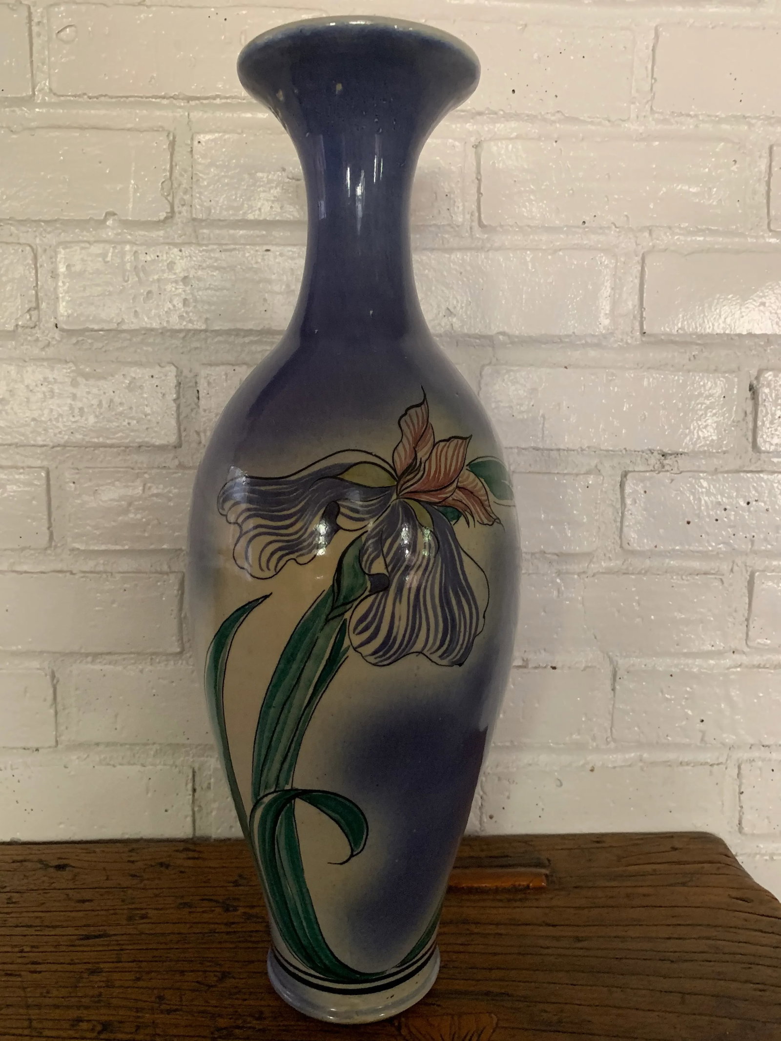 Vintage Ceramic Vase, Signed - 2