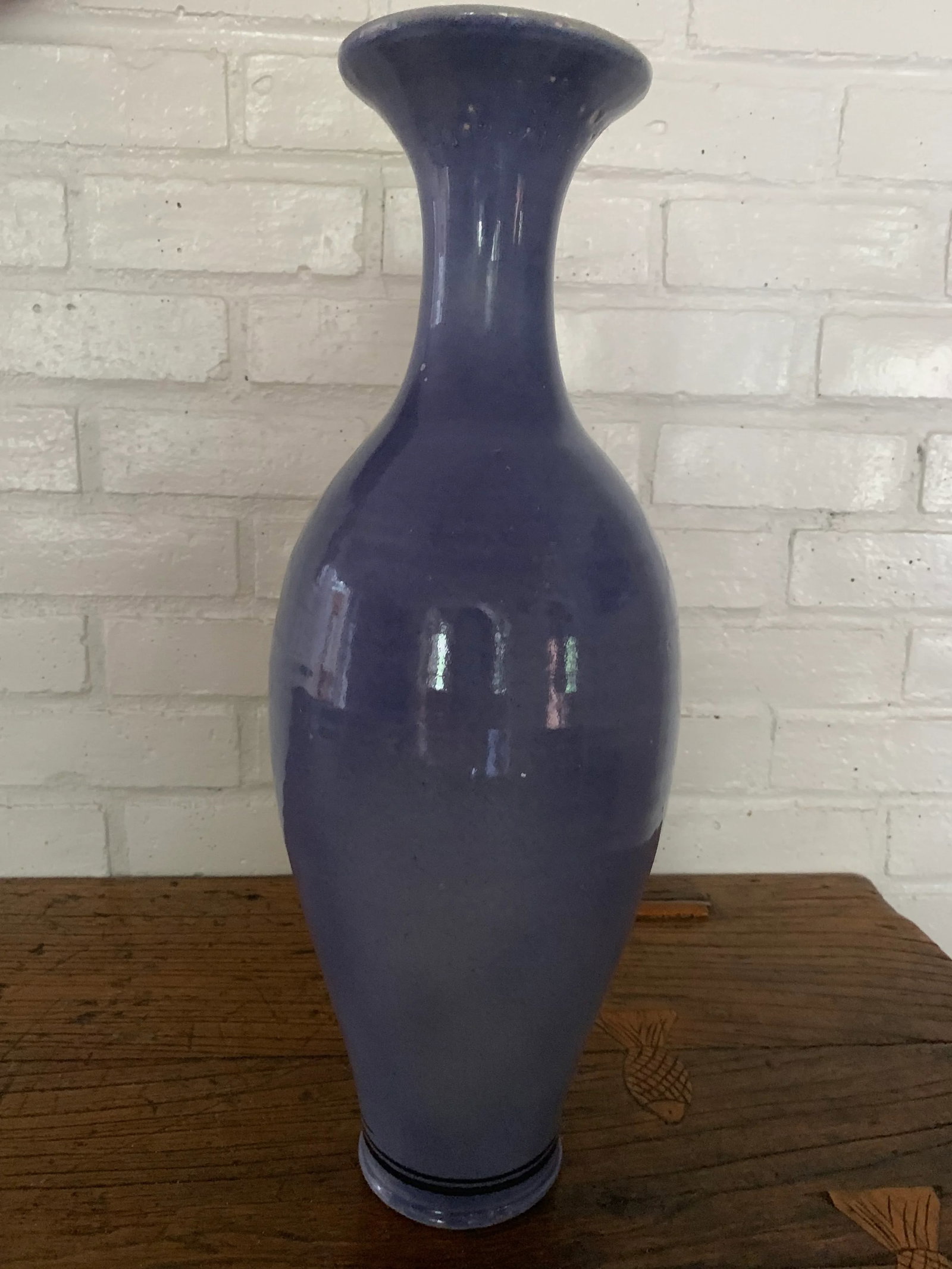 Vintage Ceramic Vase, Signed - 4