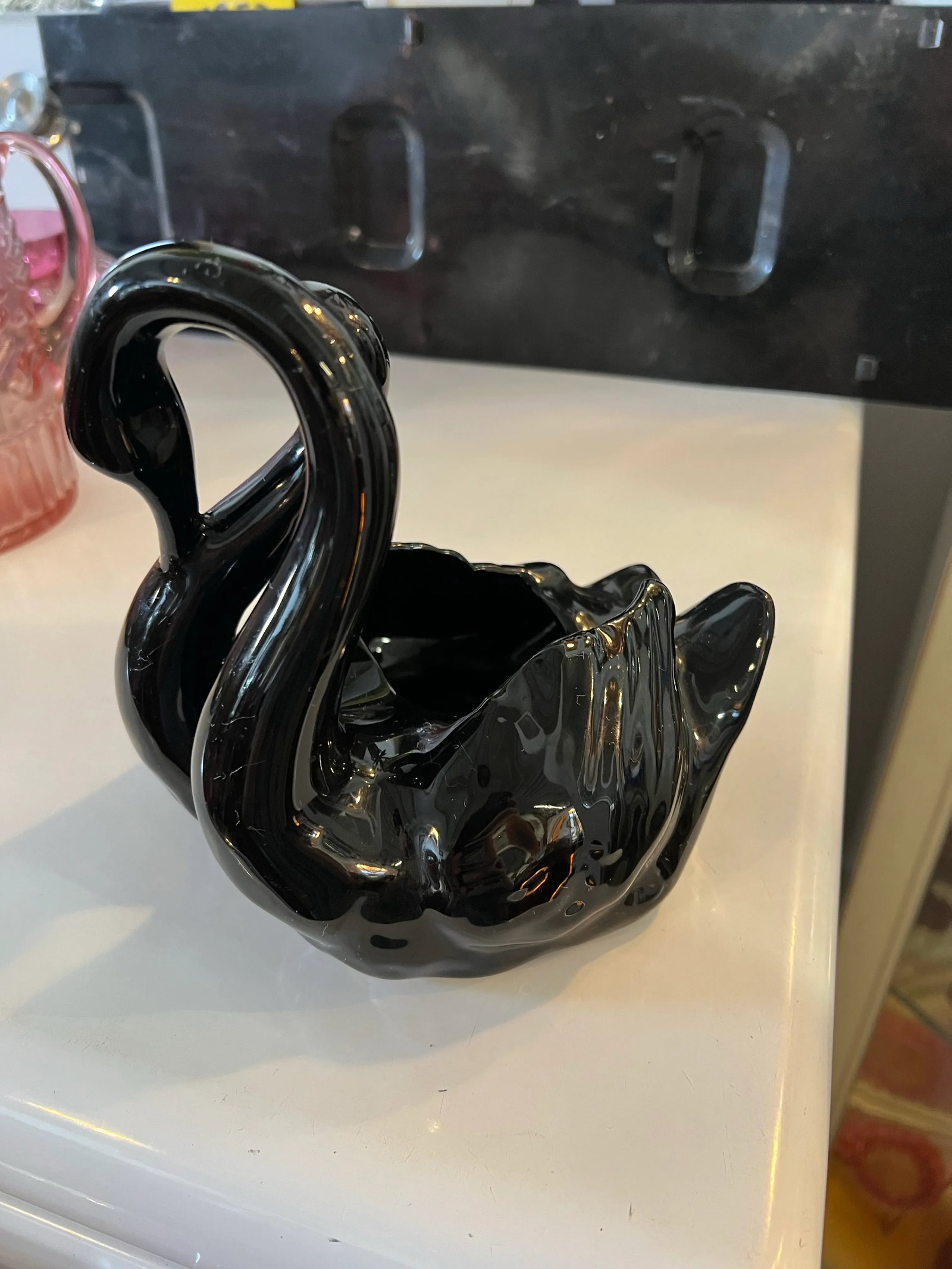 Mid 20th Century Black Swan Planter - 2