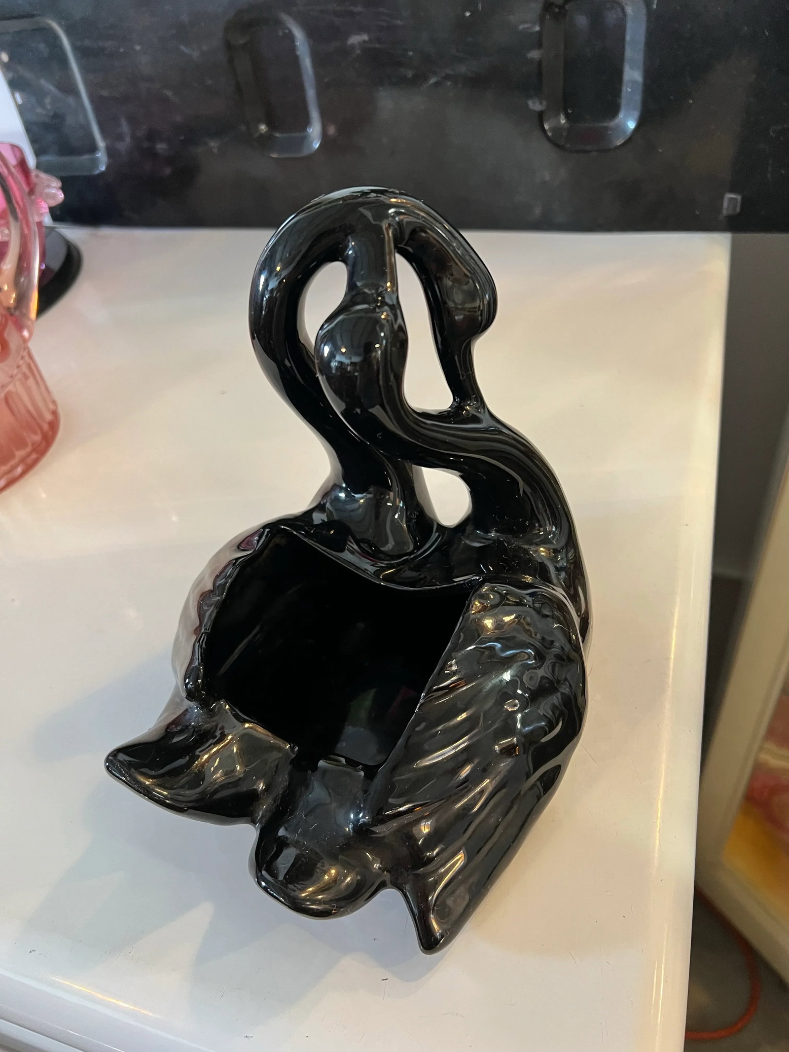 Mid 20th Century Black Swan Planter - 5