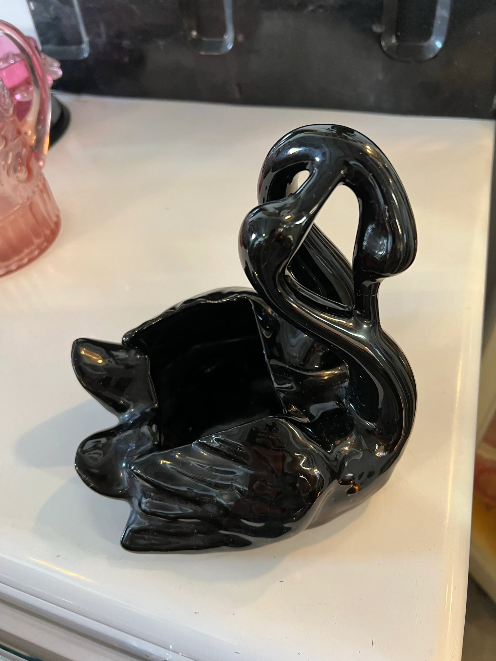 Mid 20th Century Black Swan Planter - 6