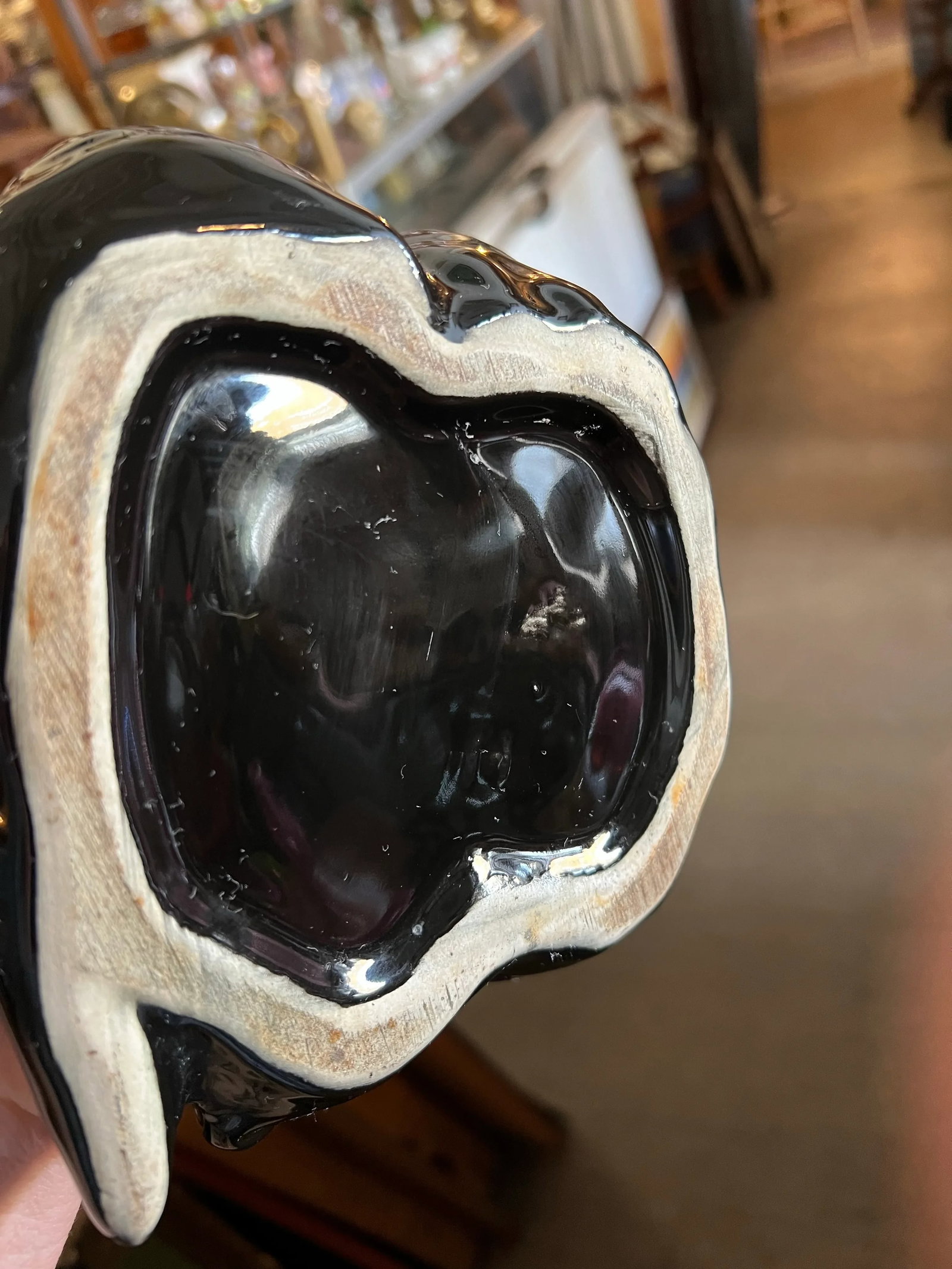 Mid 20th Century Black Swan Planter - 7