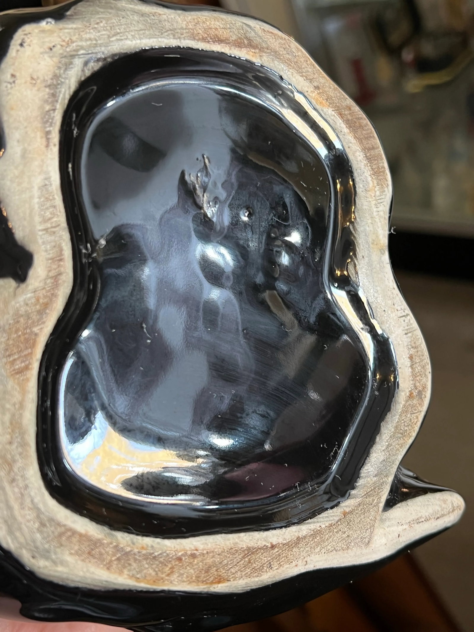 Mid 20th Century Black Swan Planter - 8