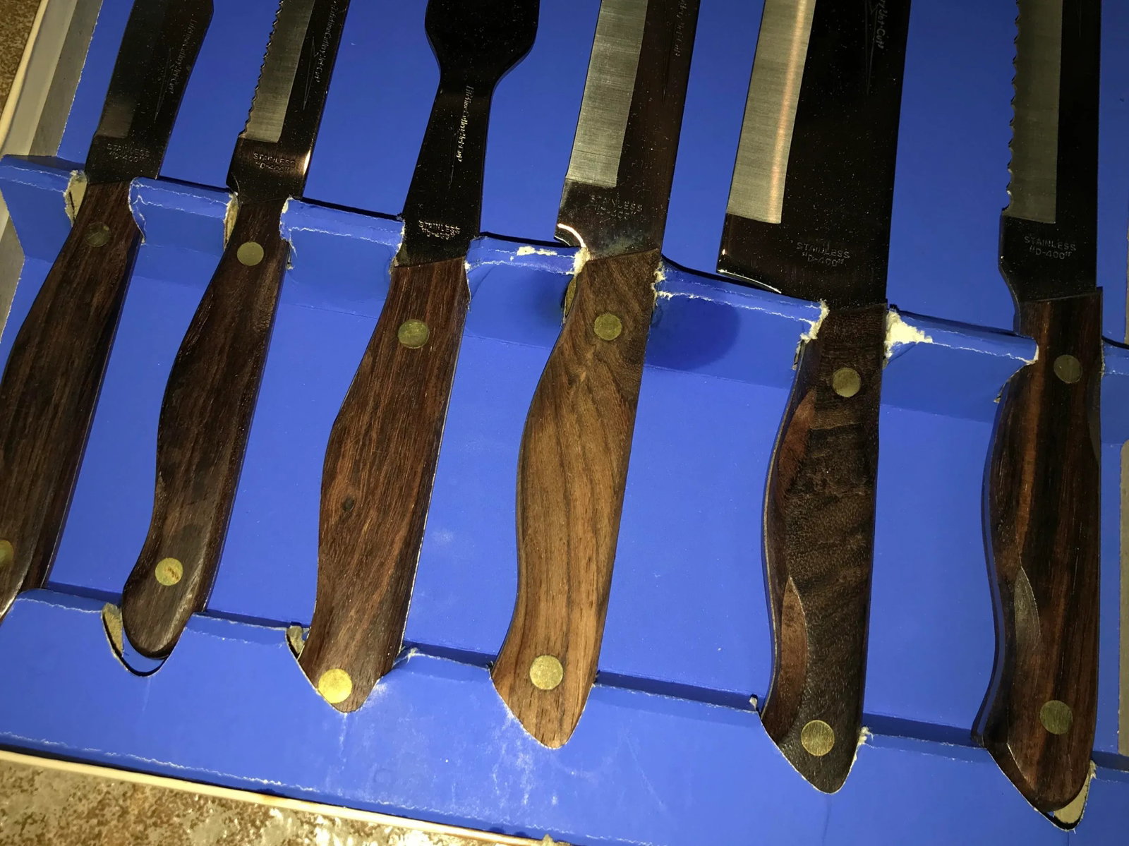 Vintage Japanese Lifetime Cutlery Jet Cut Carving Set - 3
