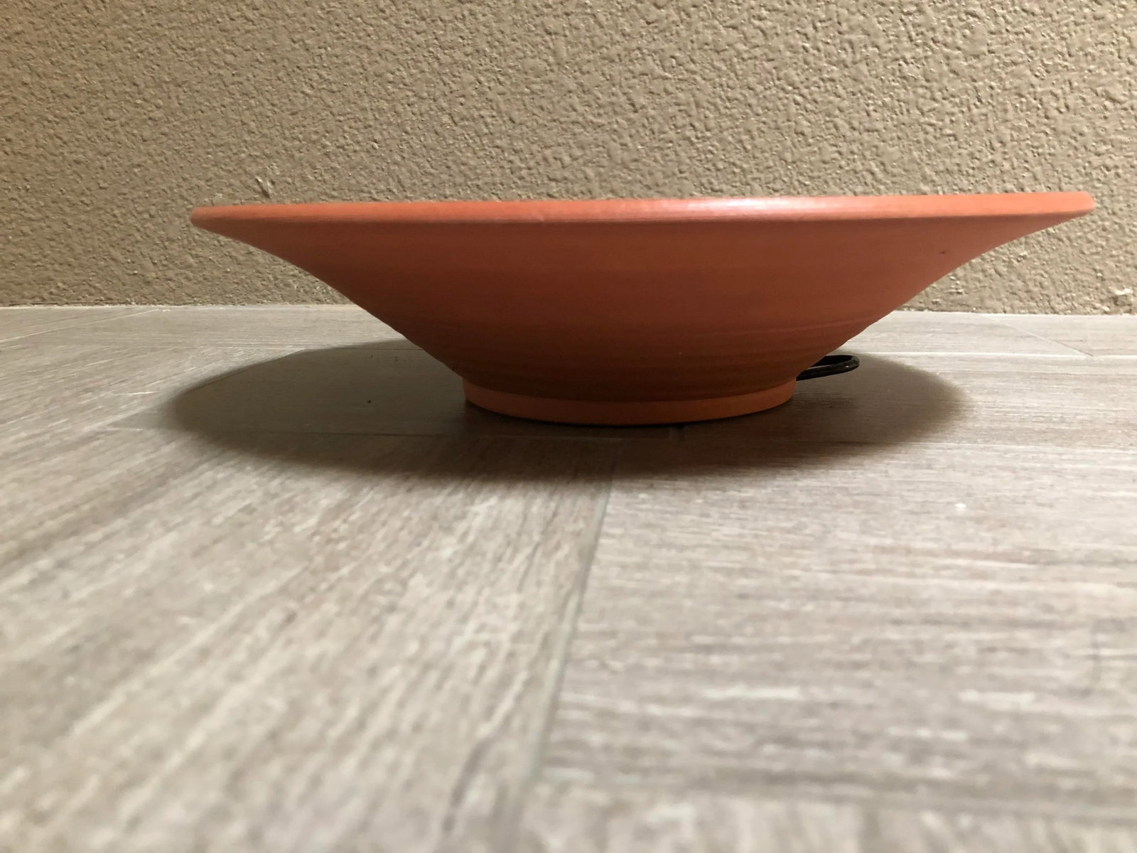 Black and Yellow Pottery Bowl With Clay Color Exterior - 2