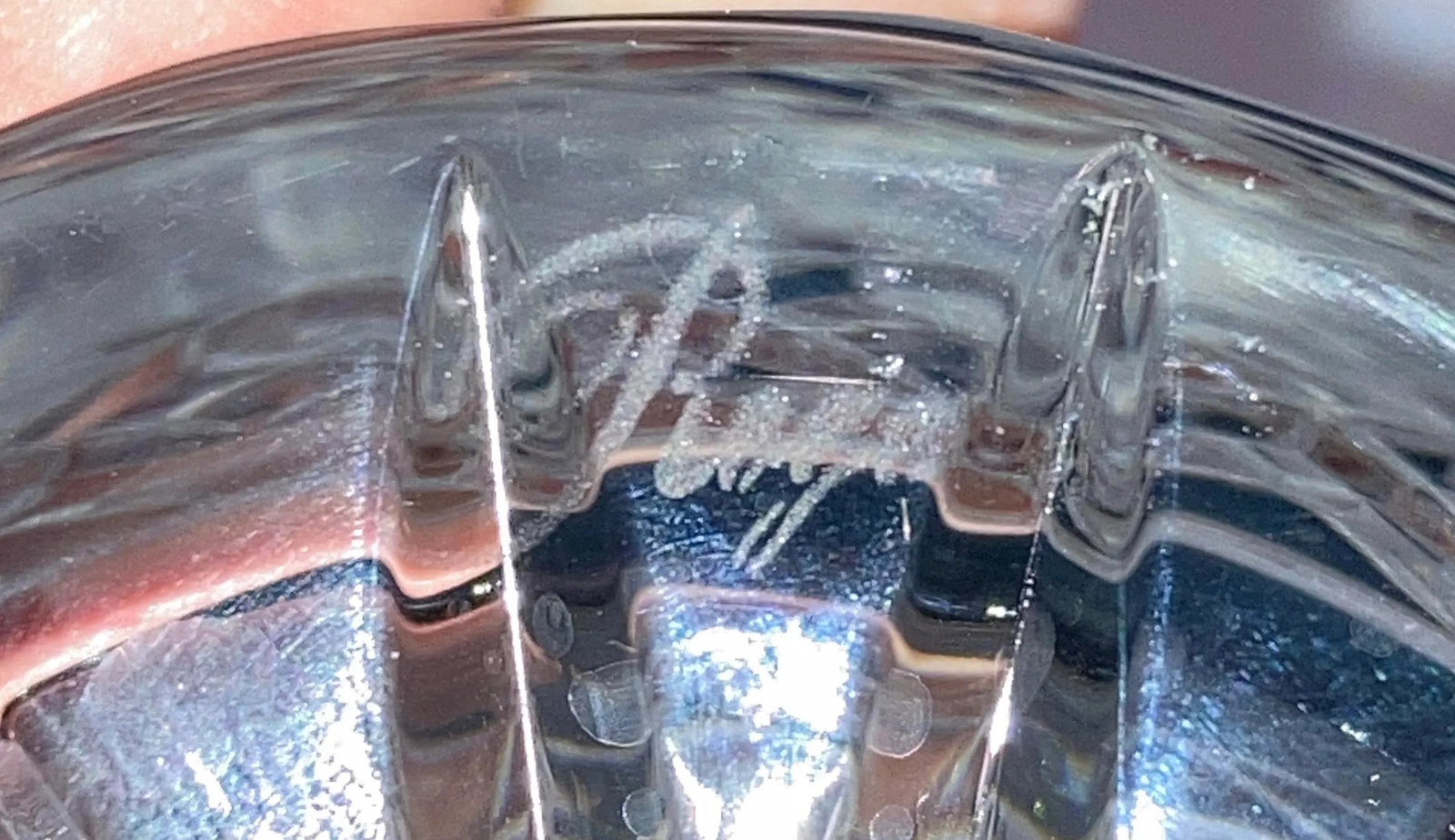 Vintage Cut Crystal Decanter With Faceted Stopper - 8