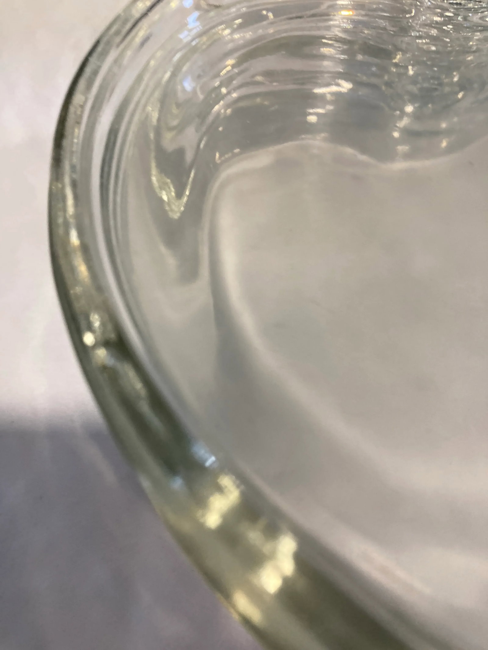 Mid 20th Century Clear Glass Apple Plates- Set of 8 - 3
