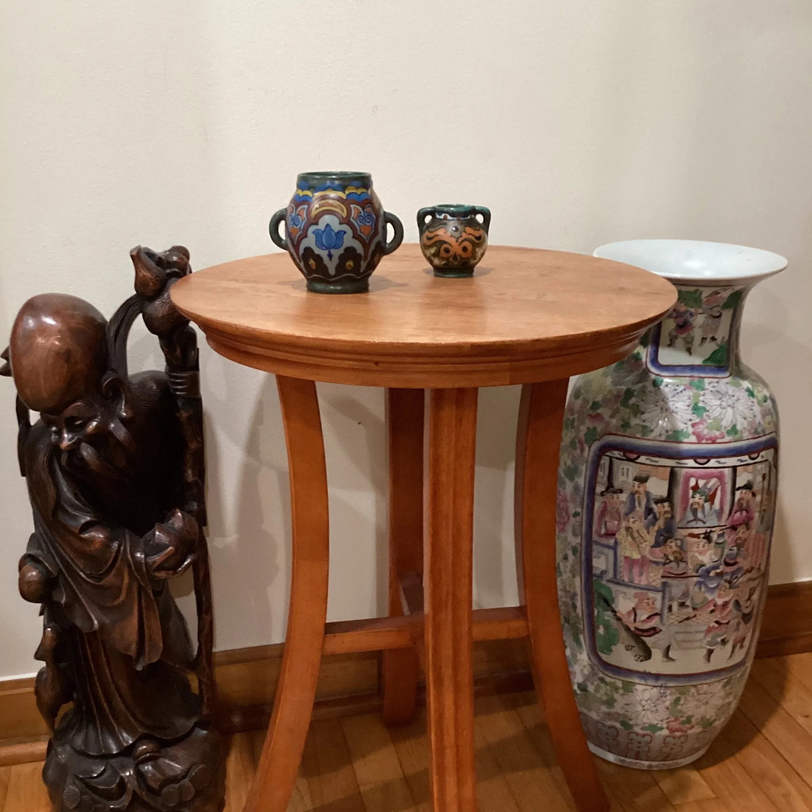 Antique Gouda Pottery Handled Vases & Pots Set Circa 1922-1923 Holland - Set of 2 - 11