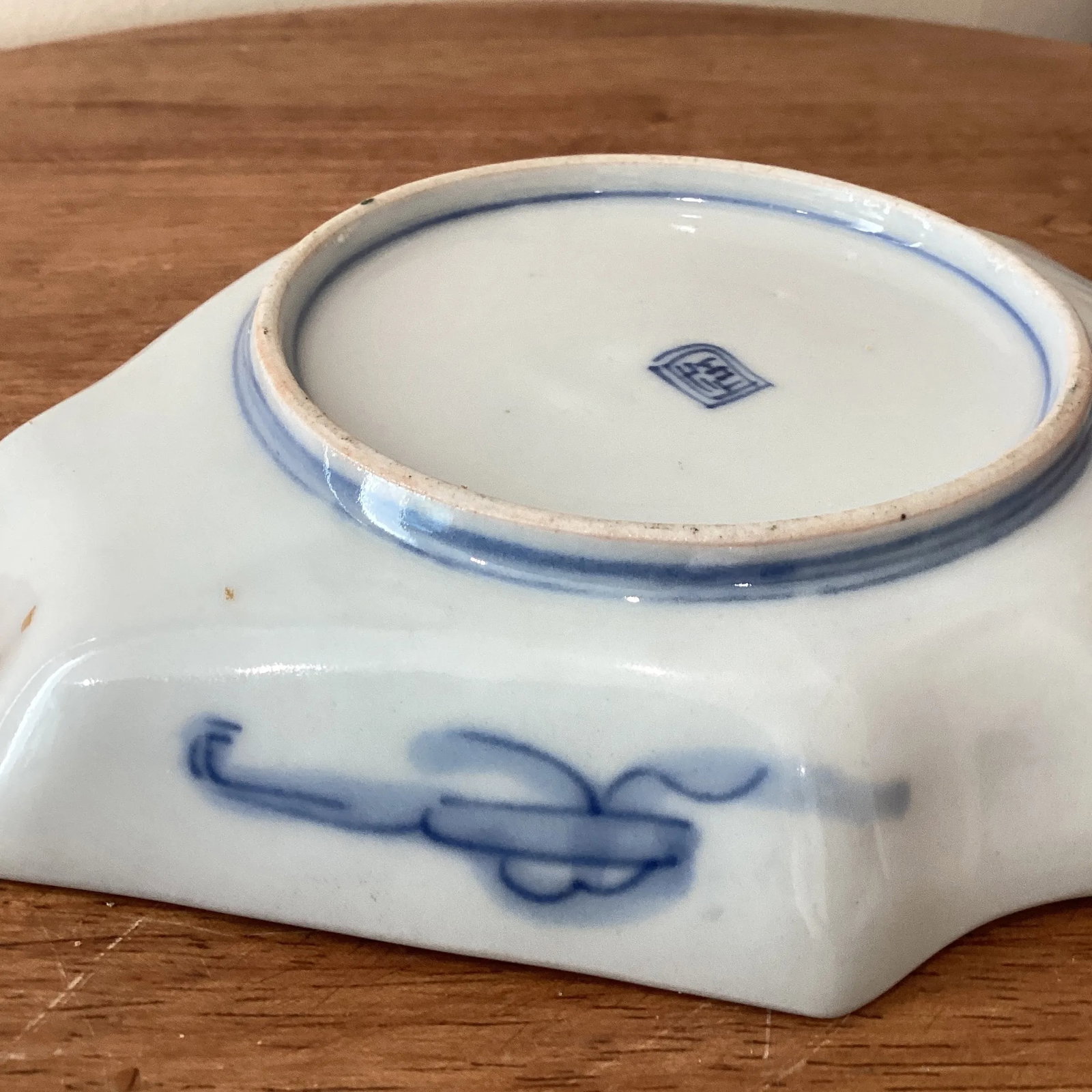 Japanese Imari Porcelain Rectangular Small Bowl Late 18th Century - 8