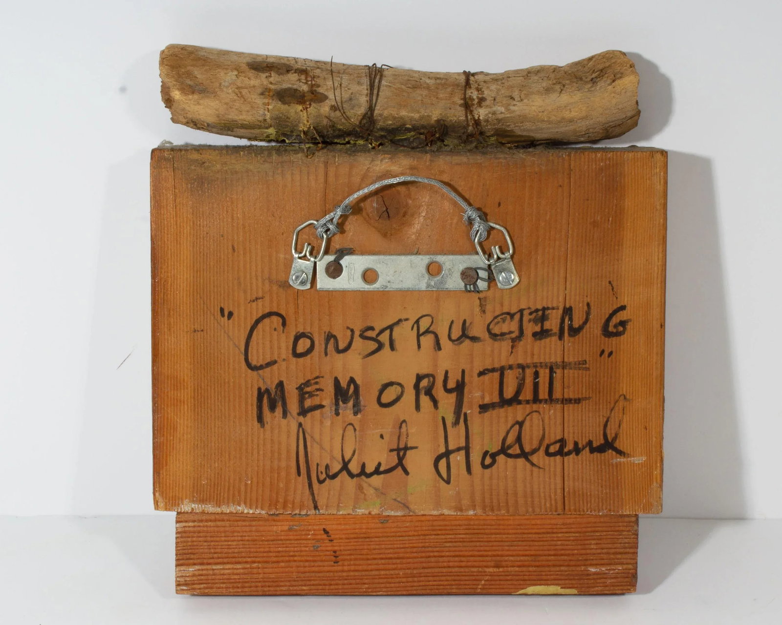 "Constructing Memory Vii" Mixed Media Wall Assemblage by Juliet Holland - 4