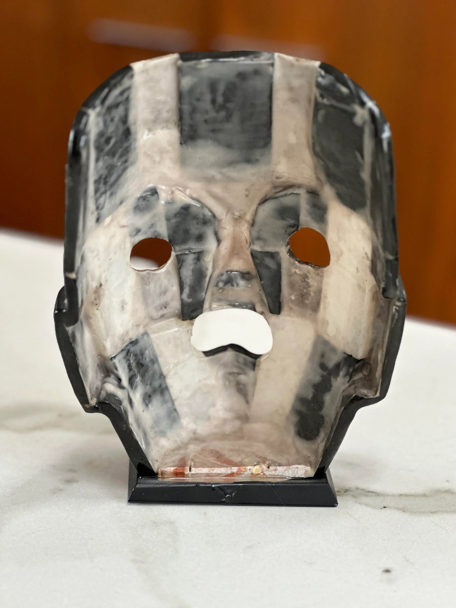 1970s Vintage Los Castillo Mexicana Stone Tribute Mask - 6
