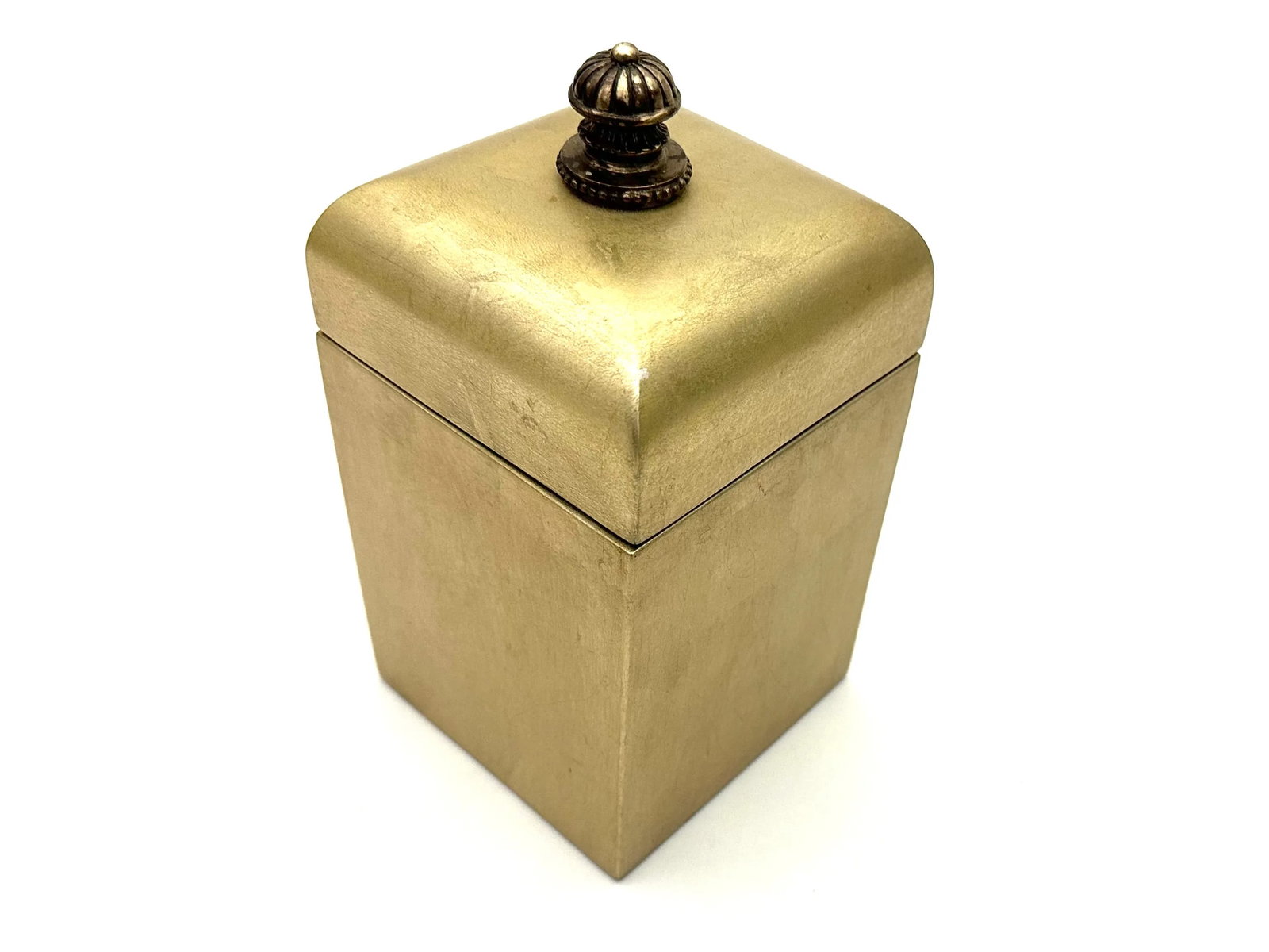 1980s Maitland Smith Gold Leaf Lacquer Box - 4