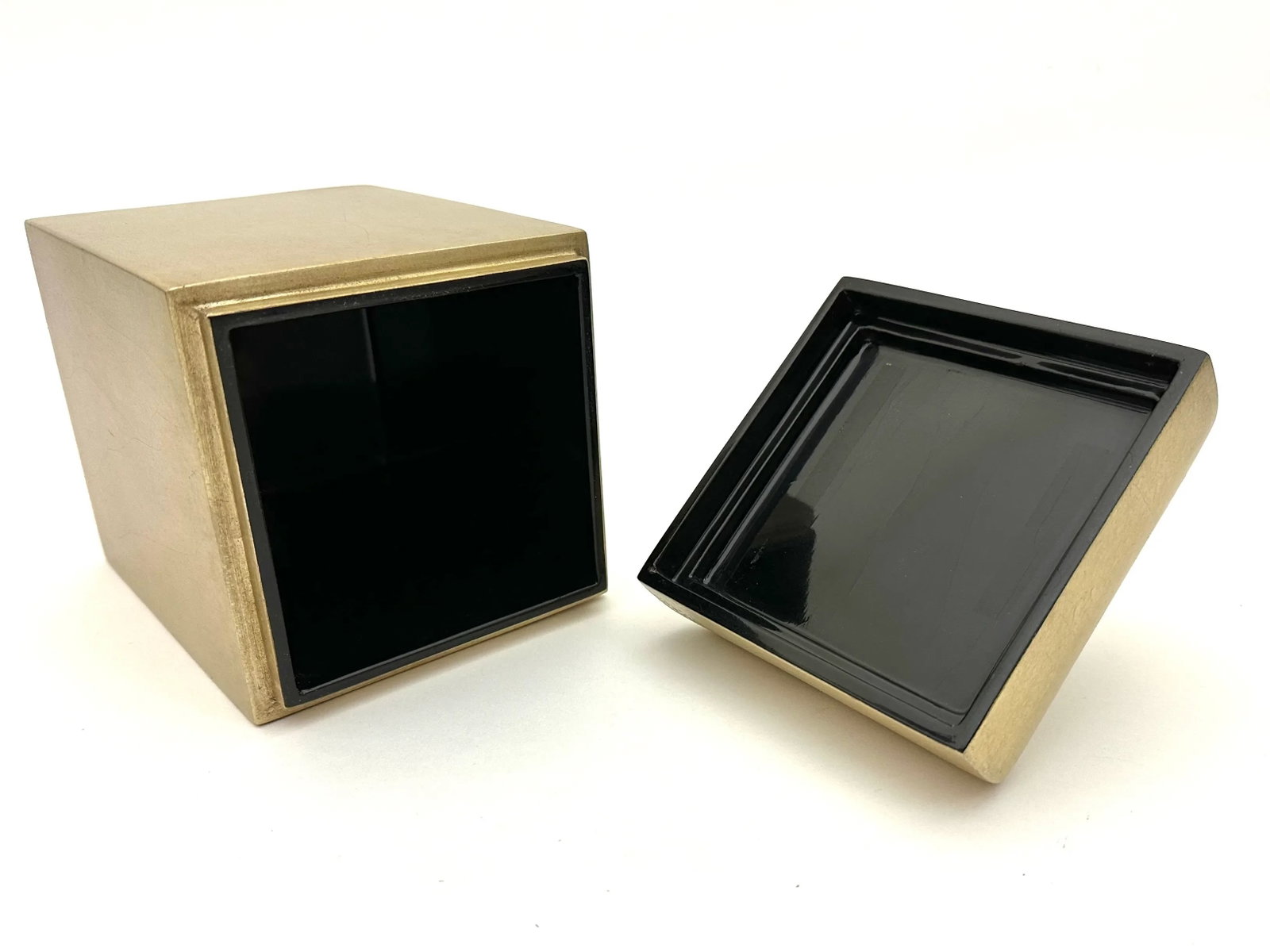 1980s Maitland Smith Gold Leaf Lacquer Box - 6