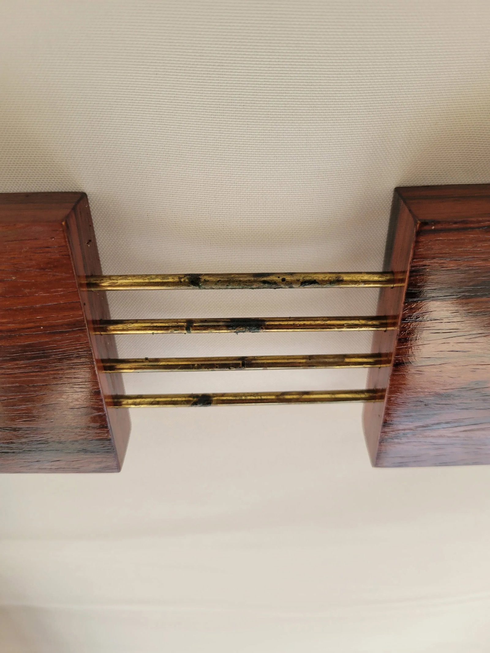 1950s Rosewood Mirror Frame by Glas & Tra, Hovmantorp, Sweden - 12