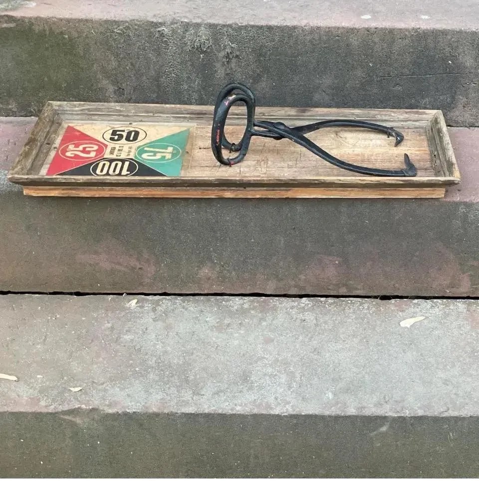 Early 20th Century Handmade Rustic Antique Sign for "Lineberger Ice & Fuel Co" in Gastonia,N.C. - 7