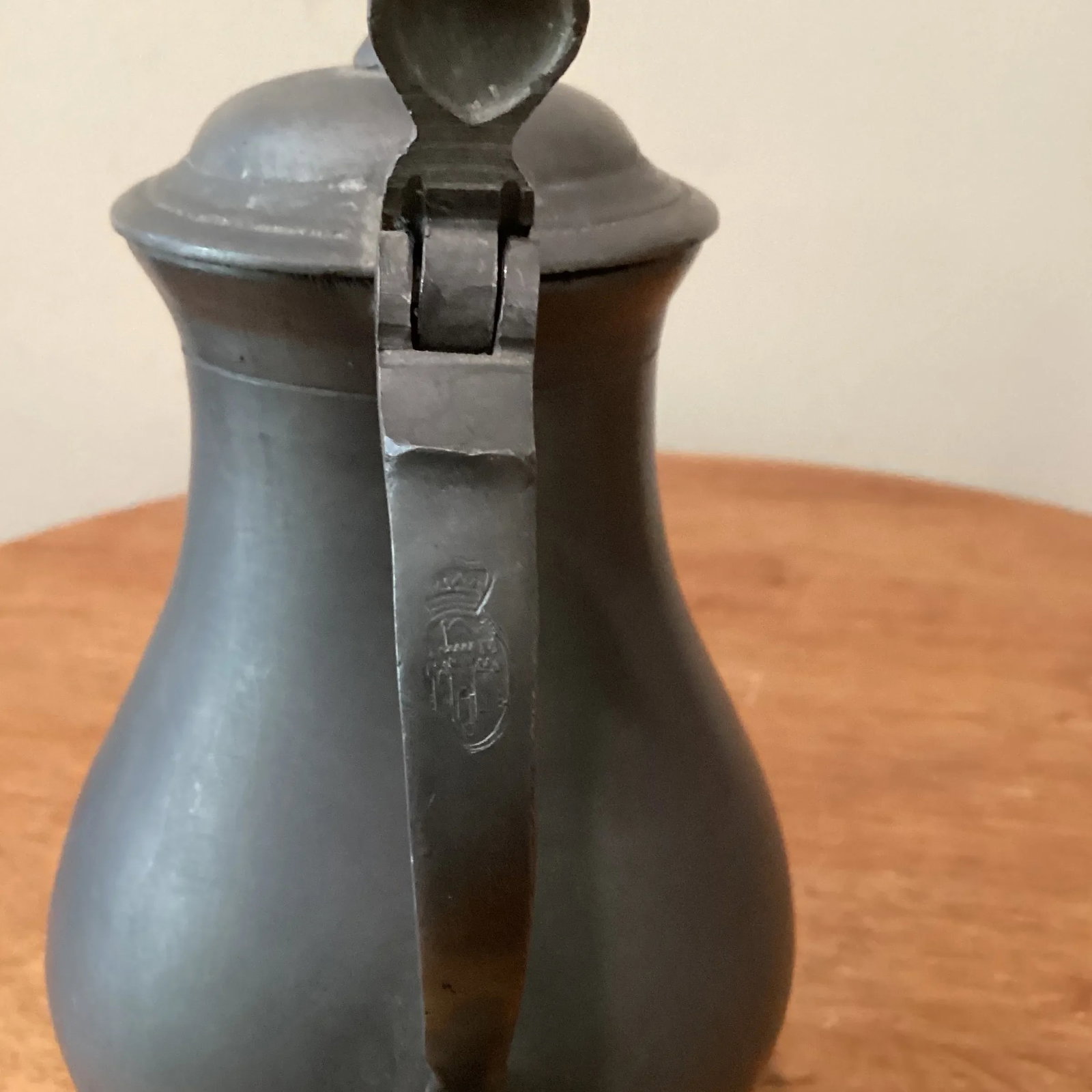 Vintage Foca Oosterbeek Netherlands Pewter Pitcher and Coffee Pot Set- 2 Pieces - 9
