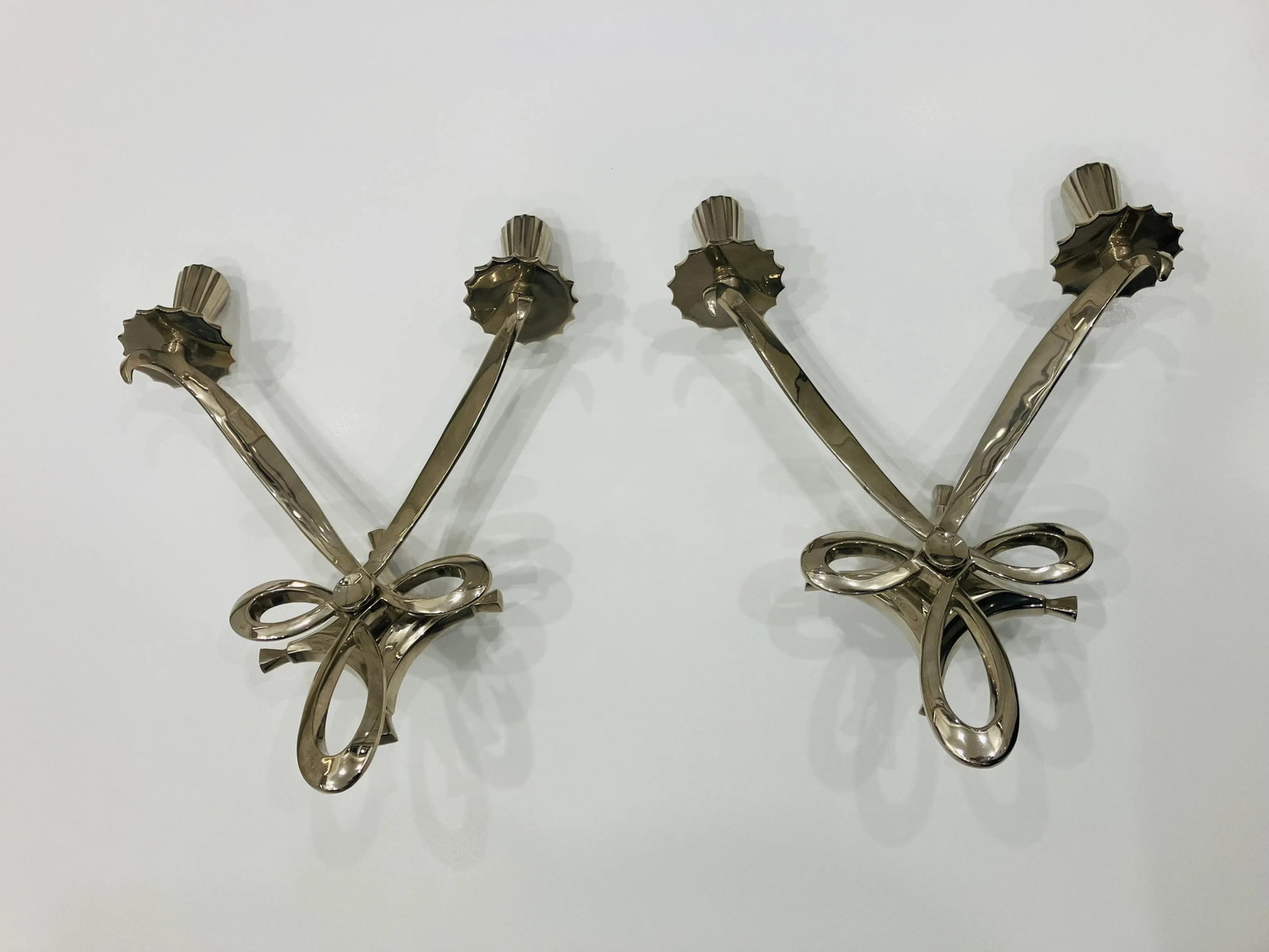 Pair of 1990s Global Views Style Sconces - 2