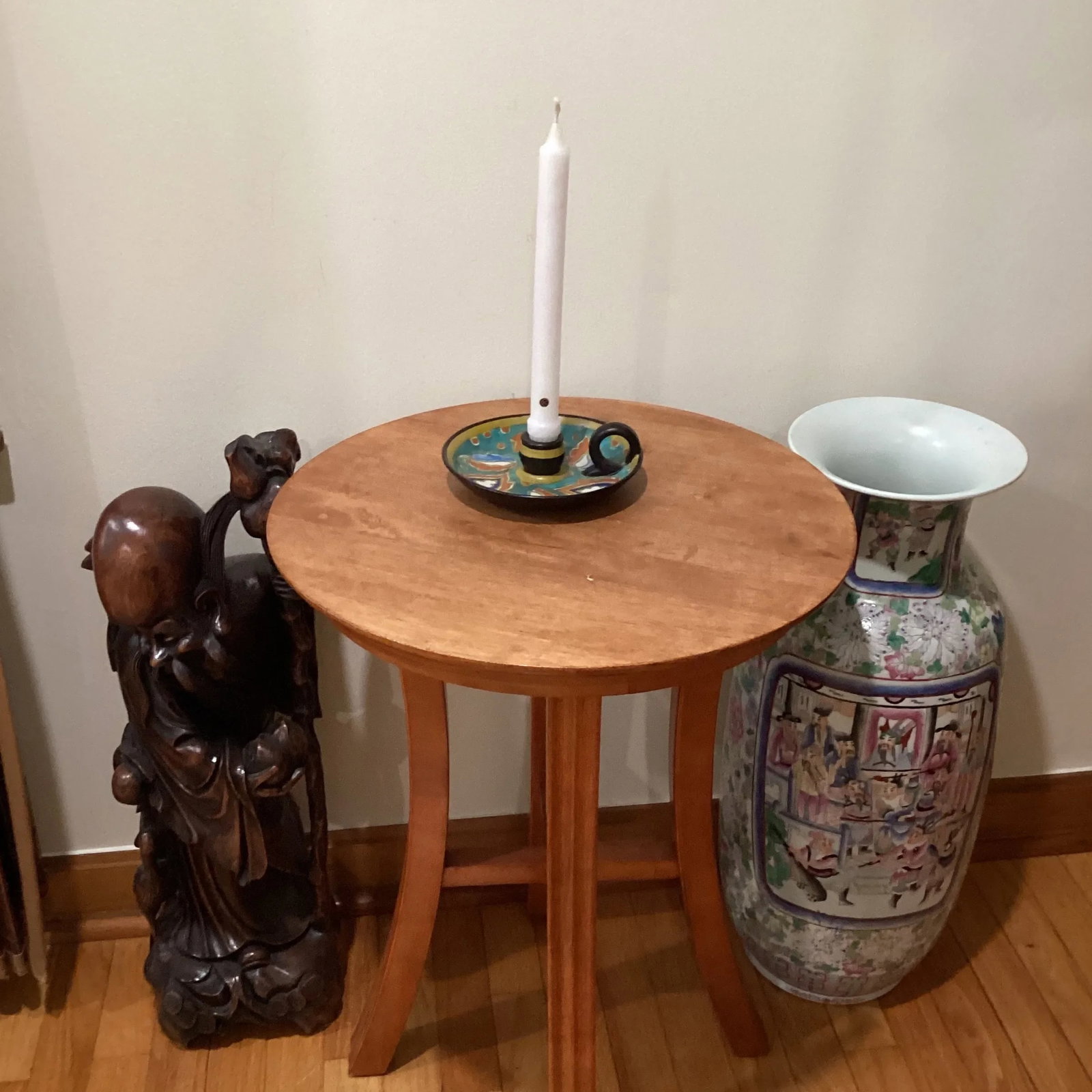 Antique Art Nouveau Studio Gouda Pottery Candleholder Holland Circa 1920s - 5
