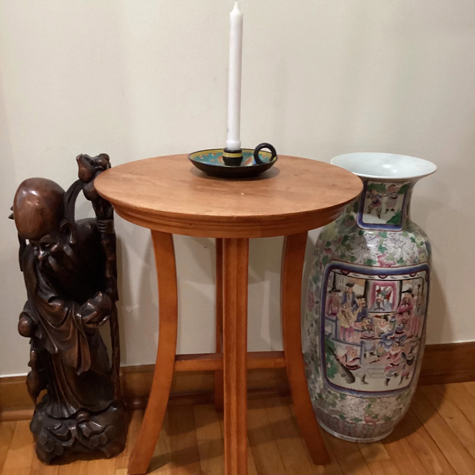 Antique Art Nouveau Studio Gouda Pottery Candleholder Holland Circa 1920s - 9