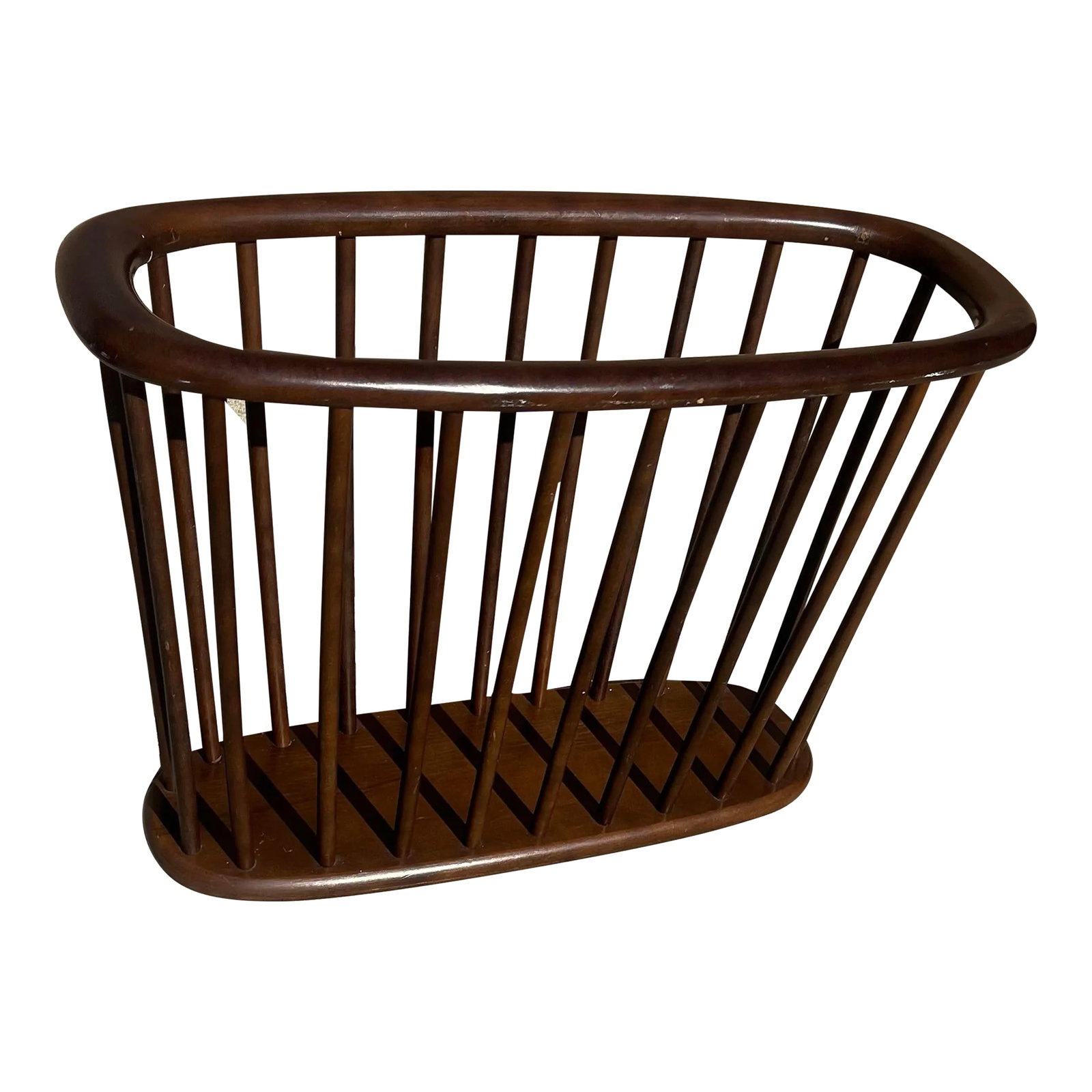 1950s Vintage Arthur Umanoff Attributed Rack: Vintage Arthur Umanoff Rack, a timeless piece of mid-century design. Crafted with meticulous attention to detail, this rack features sleek lines and a minimalist aesthetic characteristic of Umanoff's