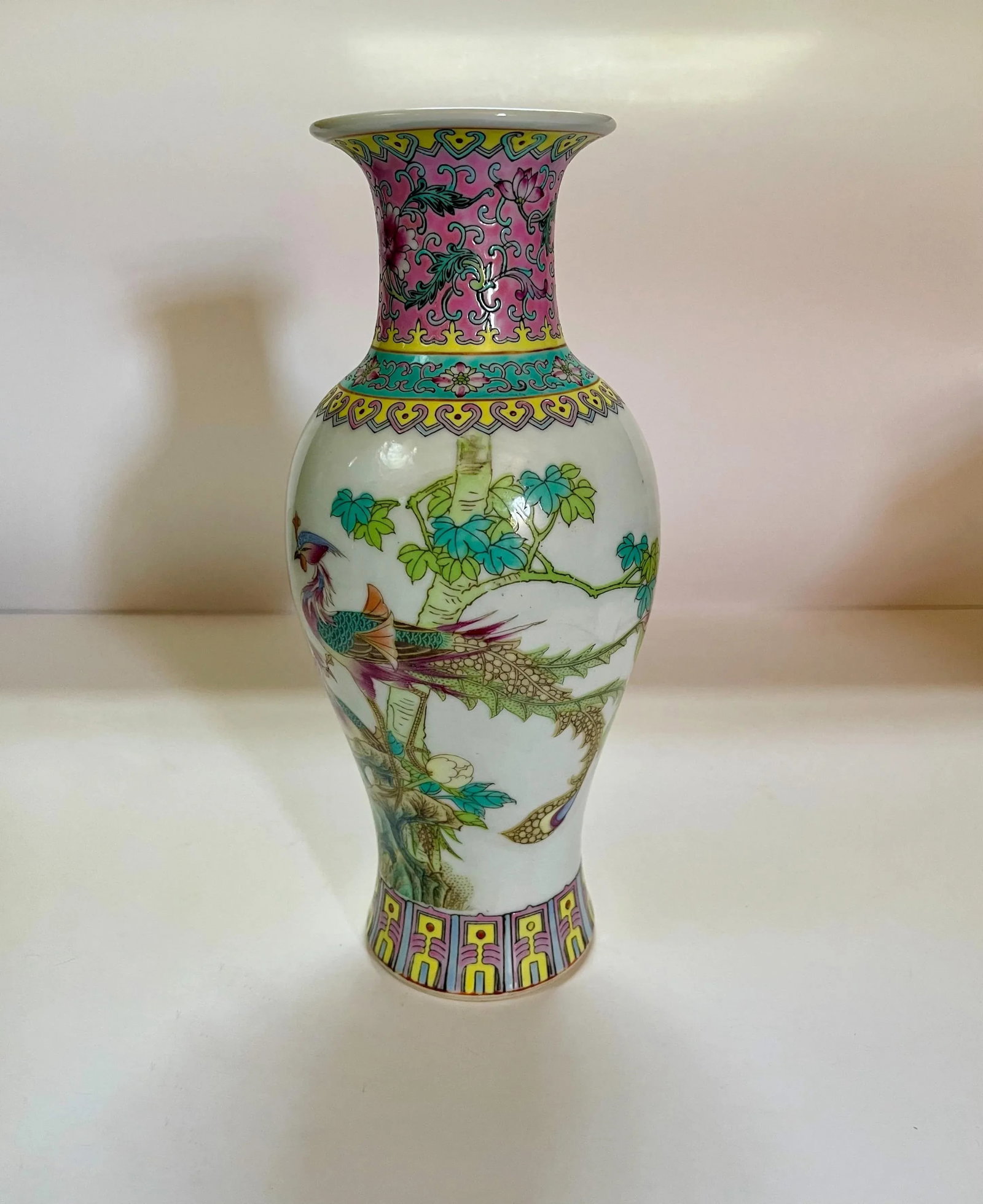 Mid 20th Century Chinoiserie Ceramic Vase - 2