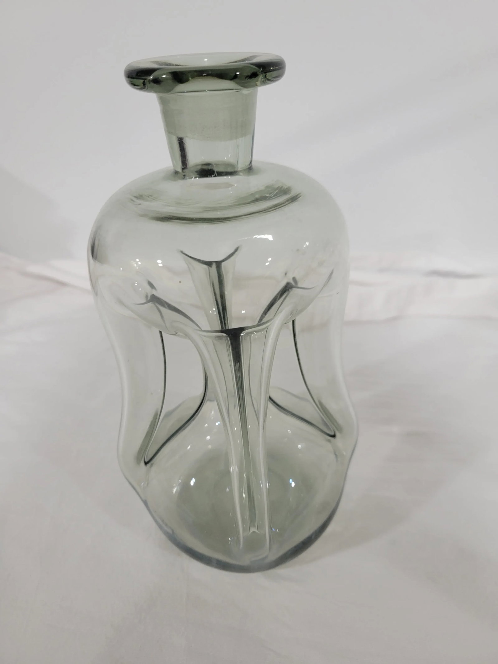 1950s Danish Modern Holmegaard Decanter and Glass Set- 6 Pieces - 10